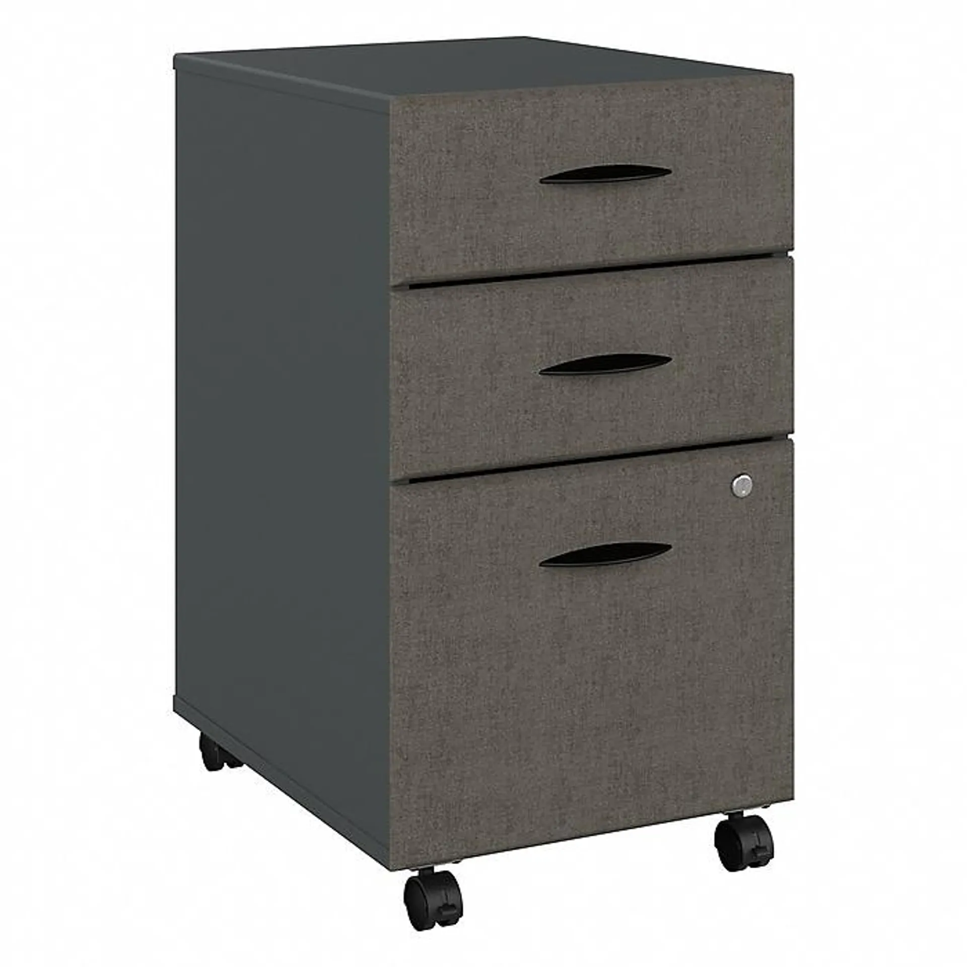 Bush Business Furniture Cubix 3-Drawer Mobile Vertical File Cabinet,