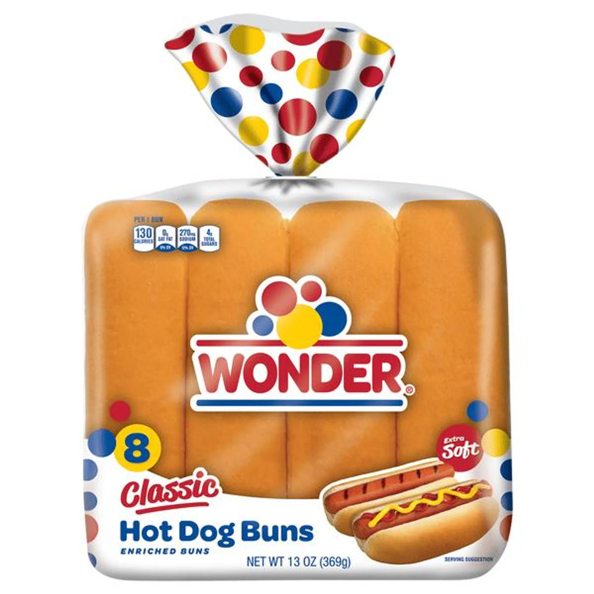 Wonder Classic Hot Dog Buns 8Ct