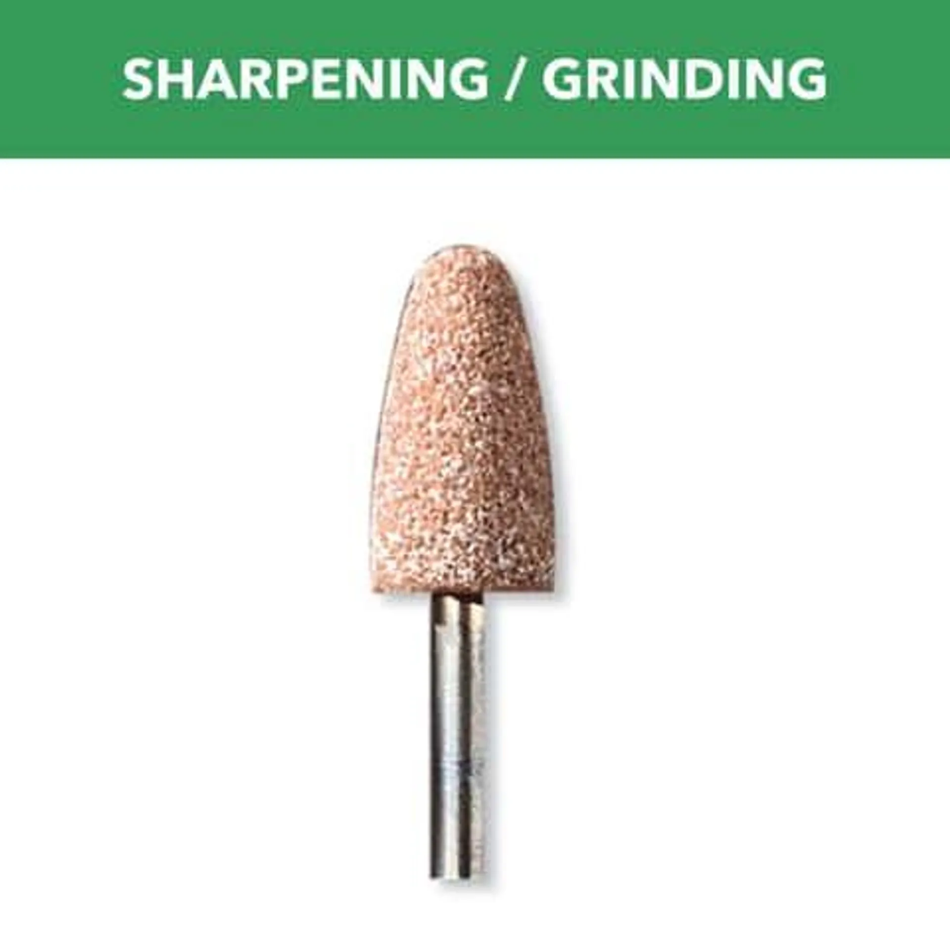 Dremel 3/8 in. X 1-1/2 in. L Aluminum Oxide Grinding Stone 1 pk