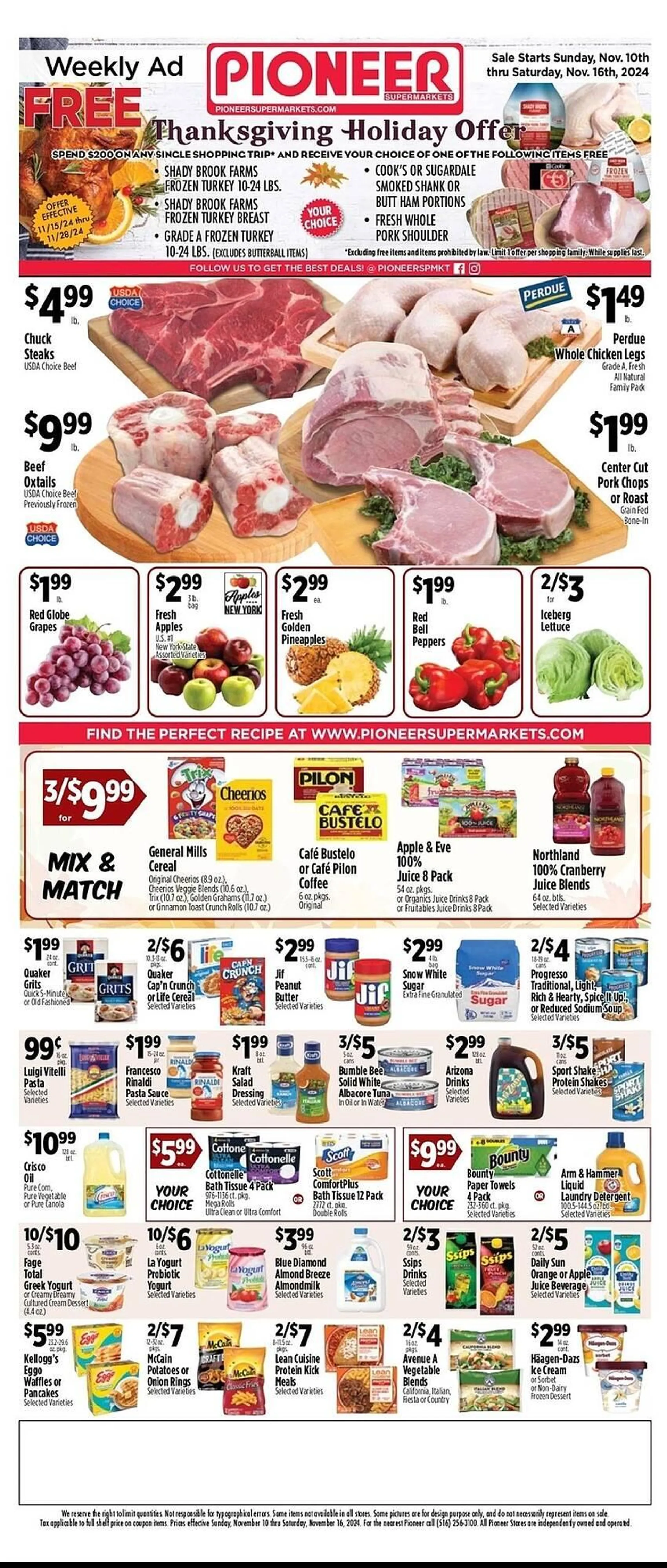 Pioneer Supermarkets Weekly Ad - 1