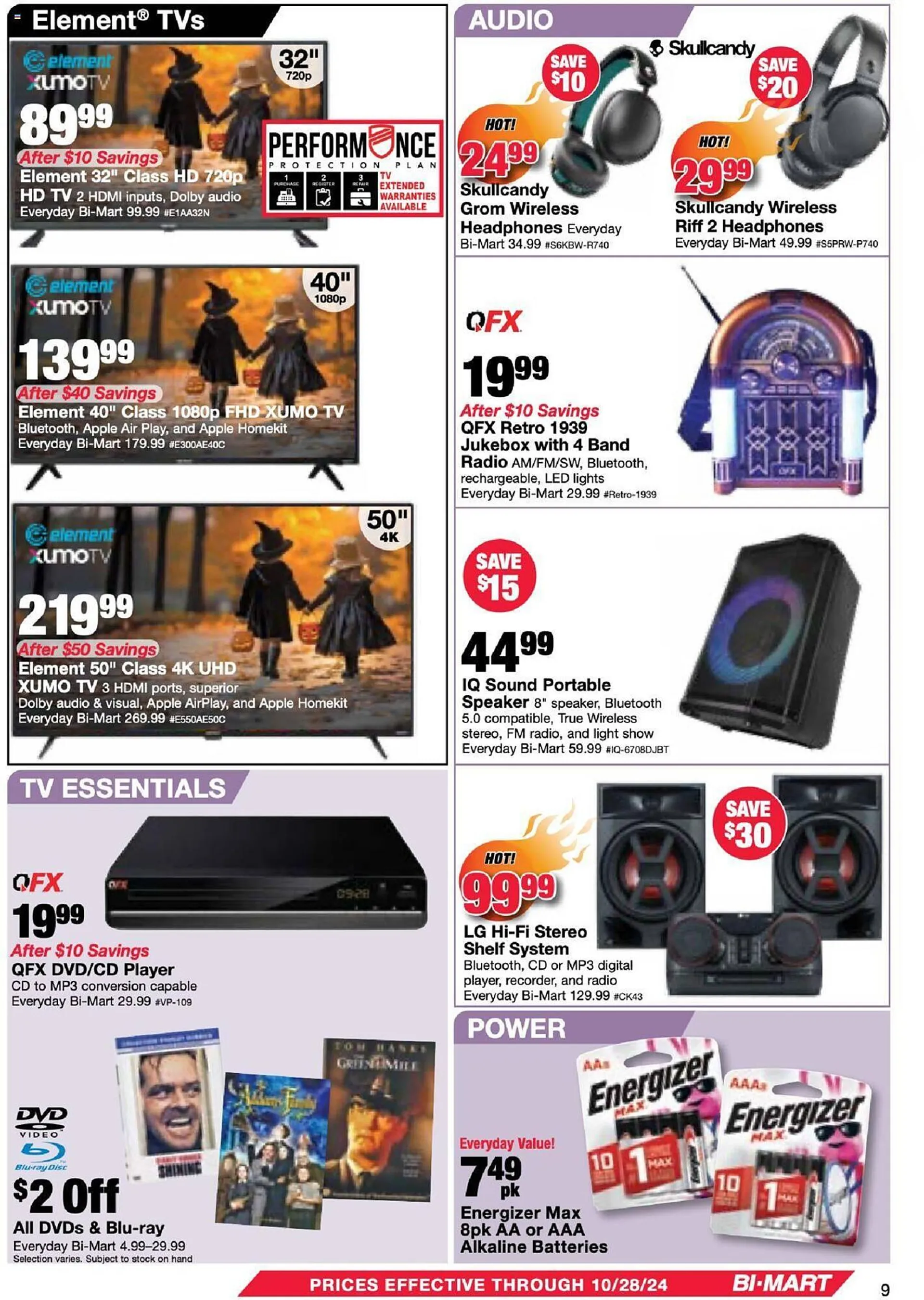 Weekly ad Bi-Mart Weekly Ad from October 15 to October 28 2024 - Page 9