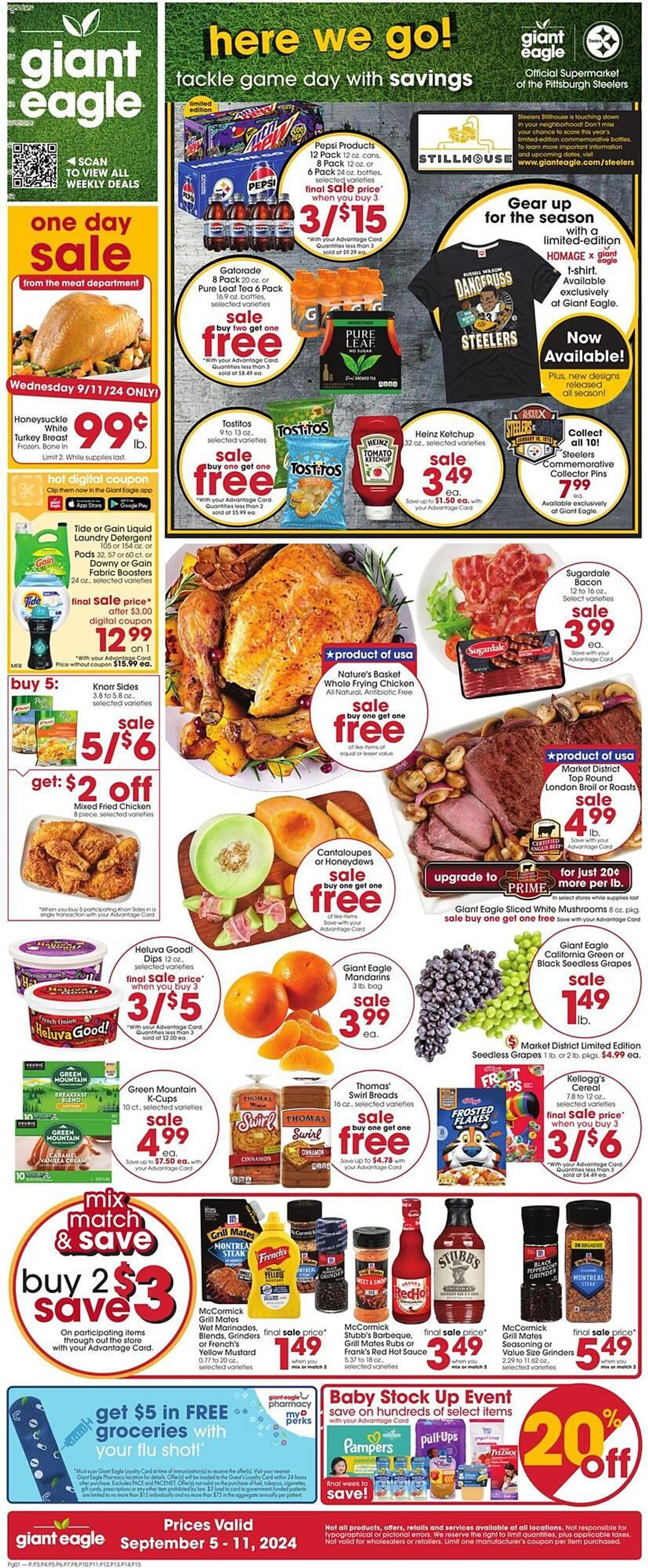 Giant Eagle Weekly Ad - 1