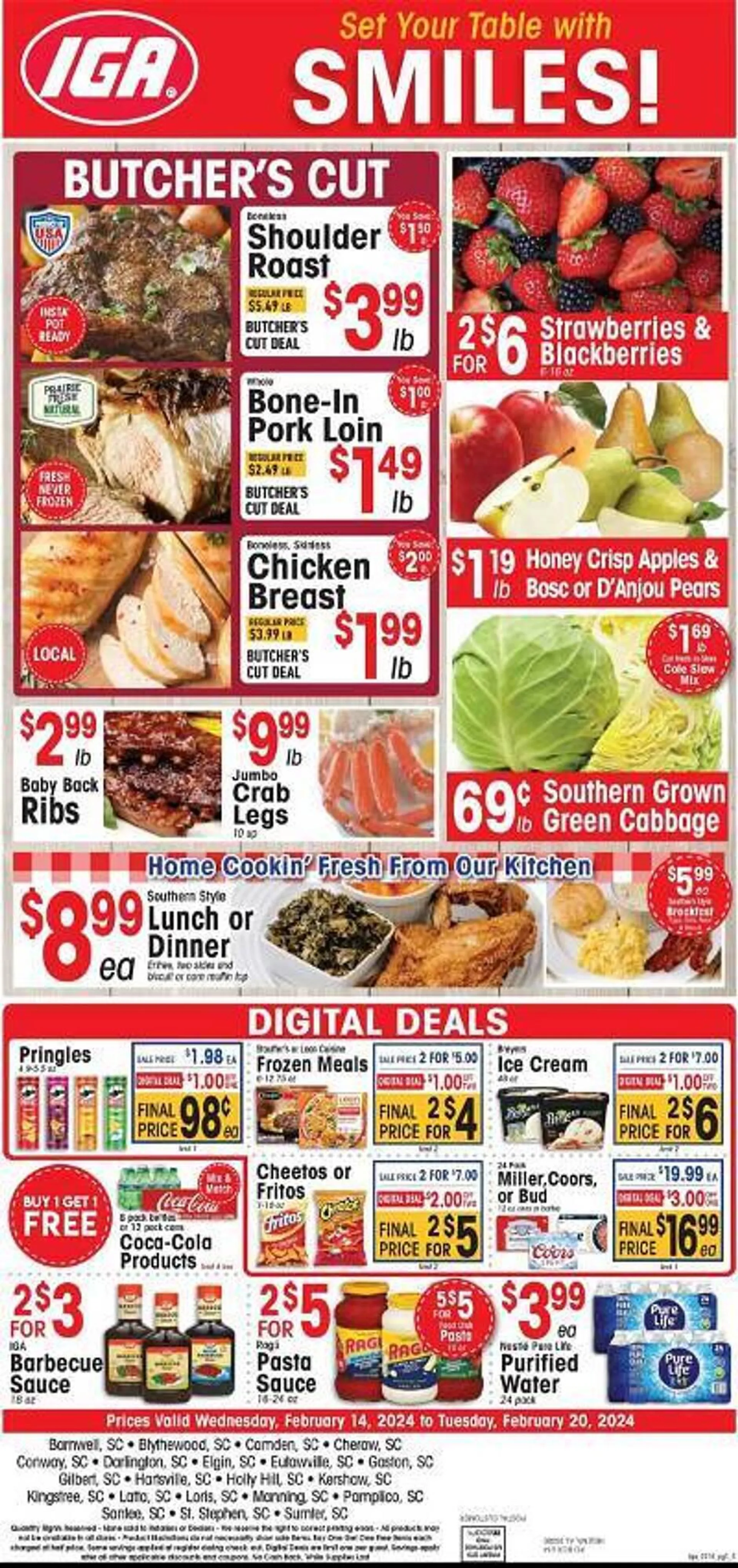 Weekly ad IGA Weekly Ad from February 14 to February 20 2024 - Page 