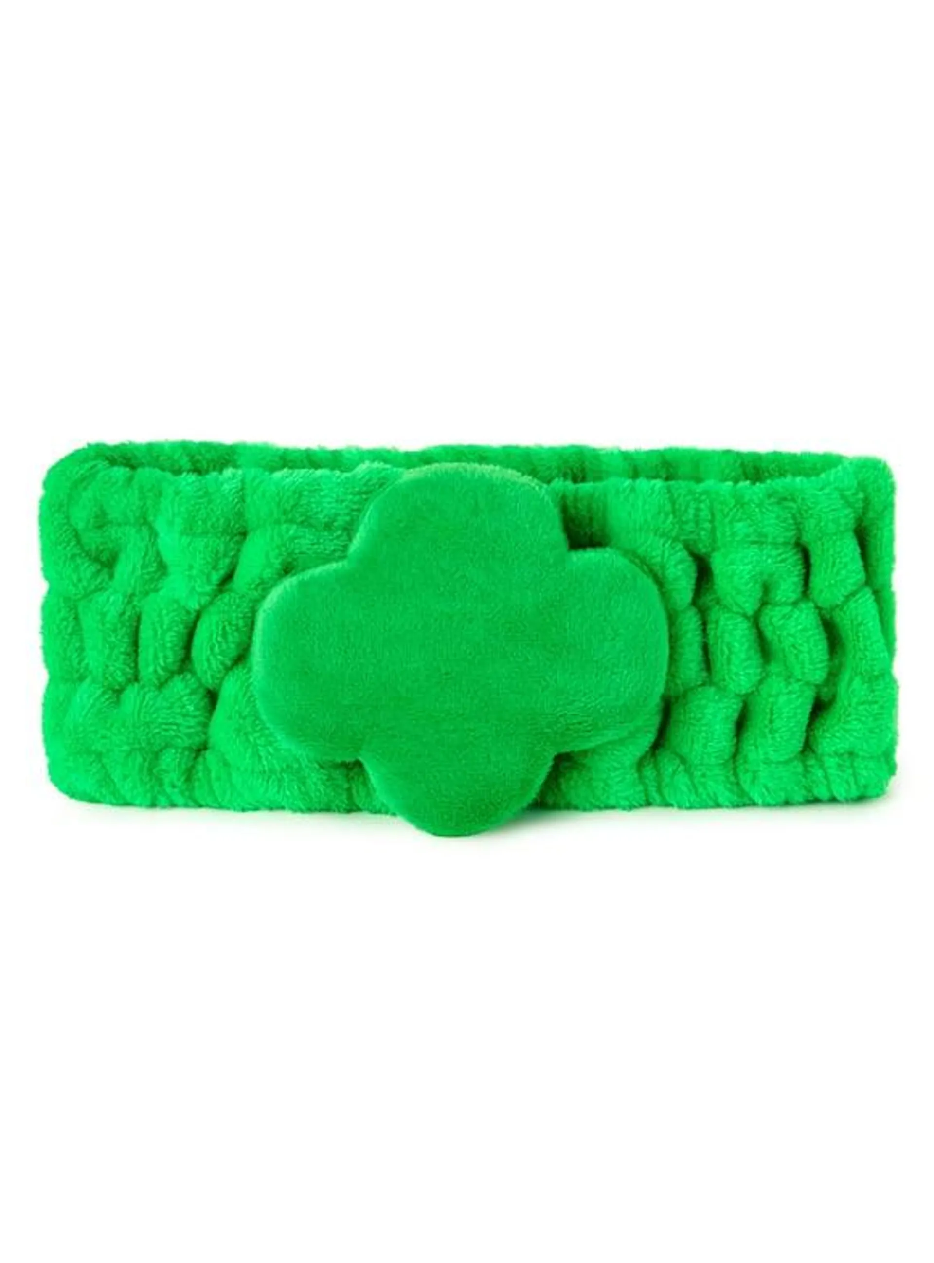 Hard Candy x Girl Scout Get Ready Plush Headband, Trefoil