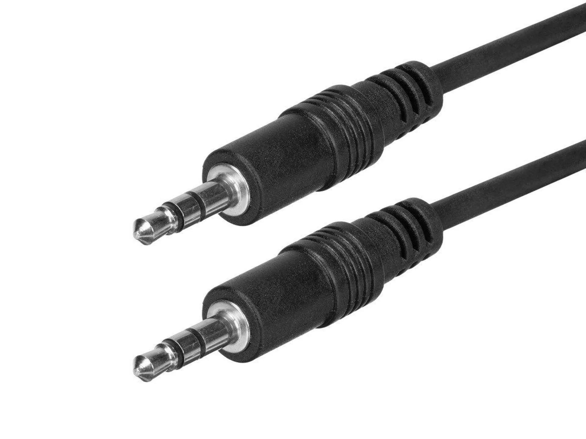 Monoprice 6ft 3.5mm Stereo Plug/Plug M/M Cable - Black