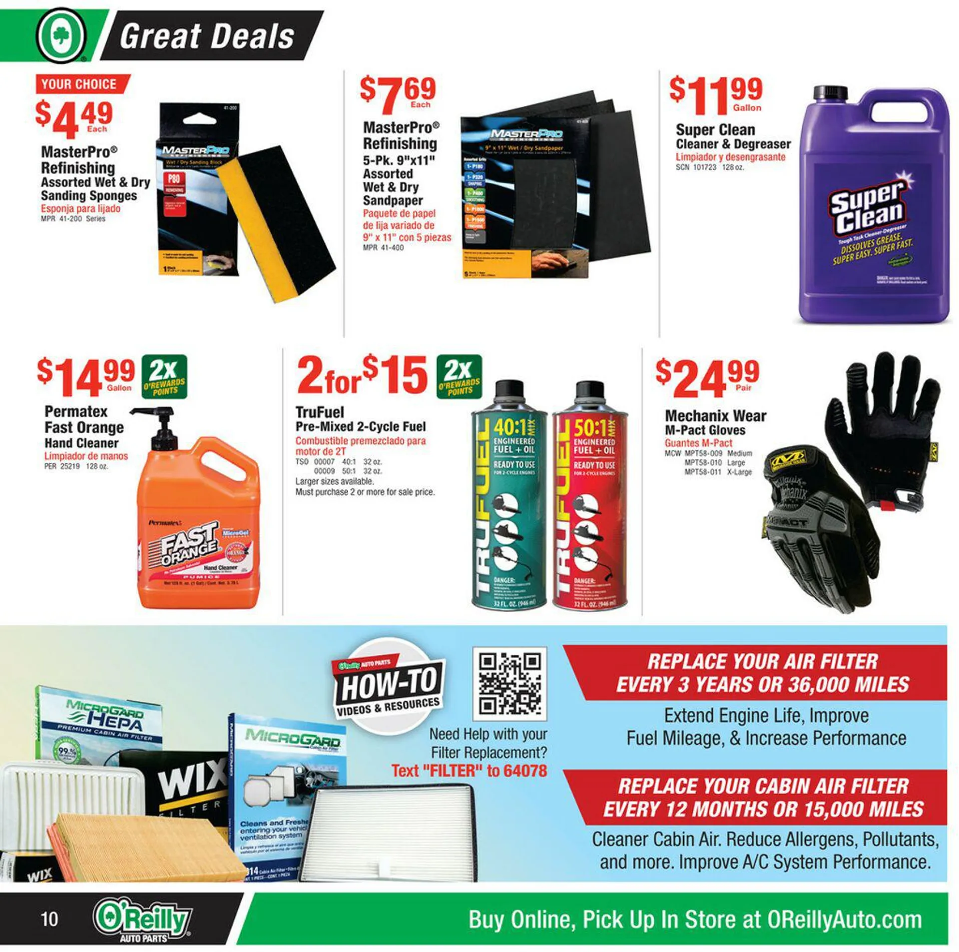 OReilly Auto Parts Current weekly ad - 10