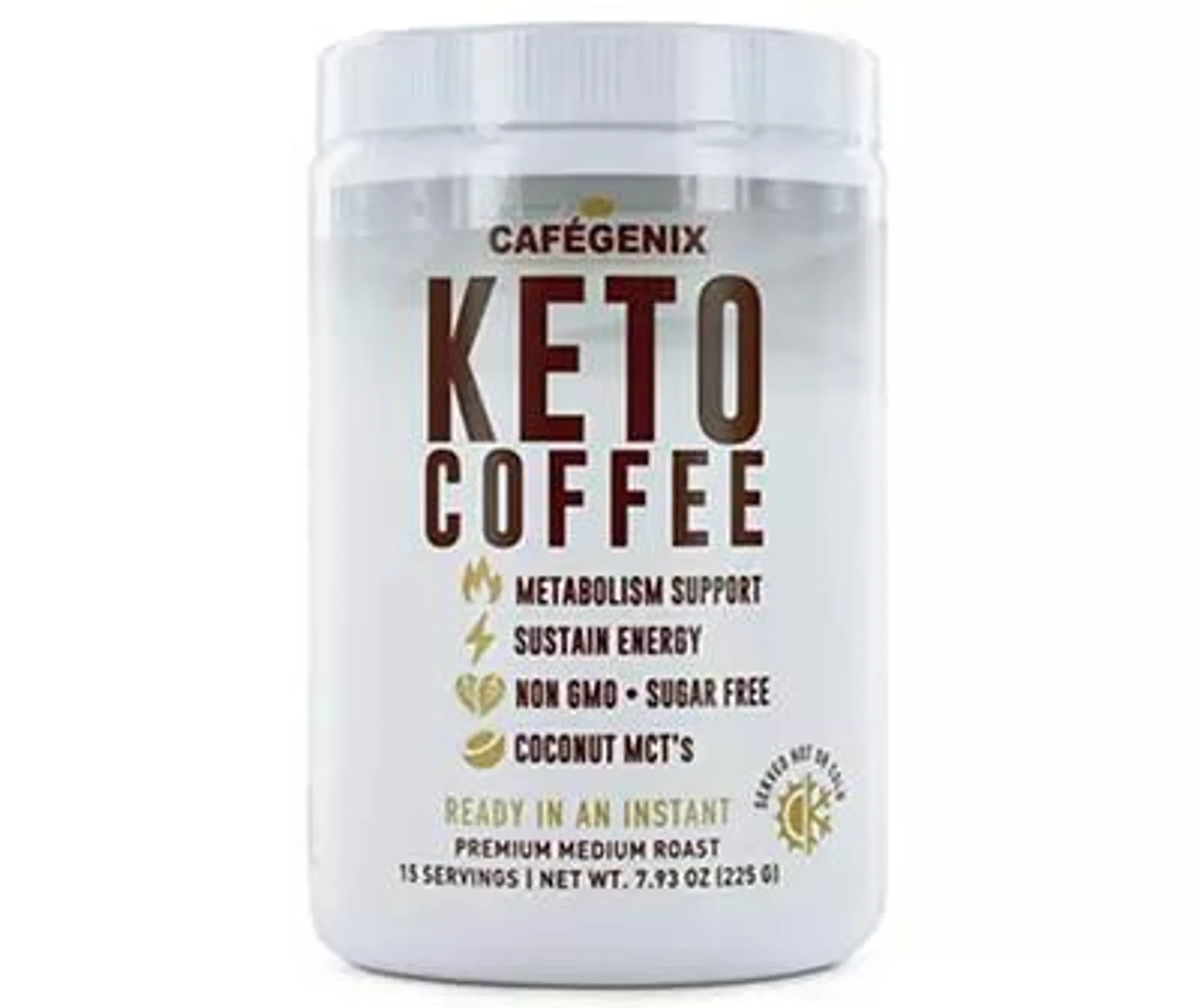 Café Genix Keto Coffee, 7.93 Oz.