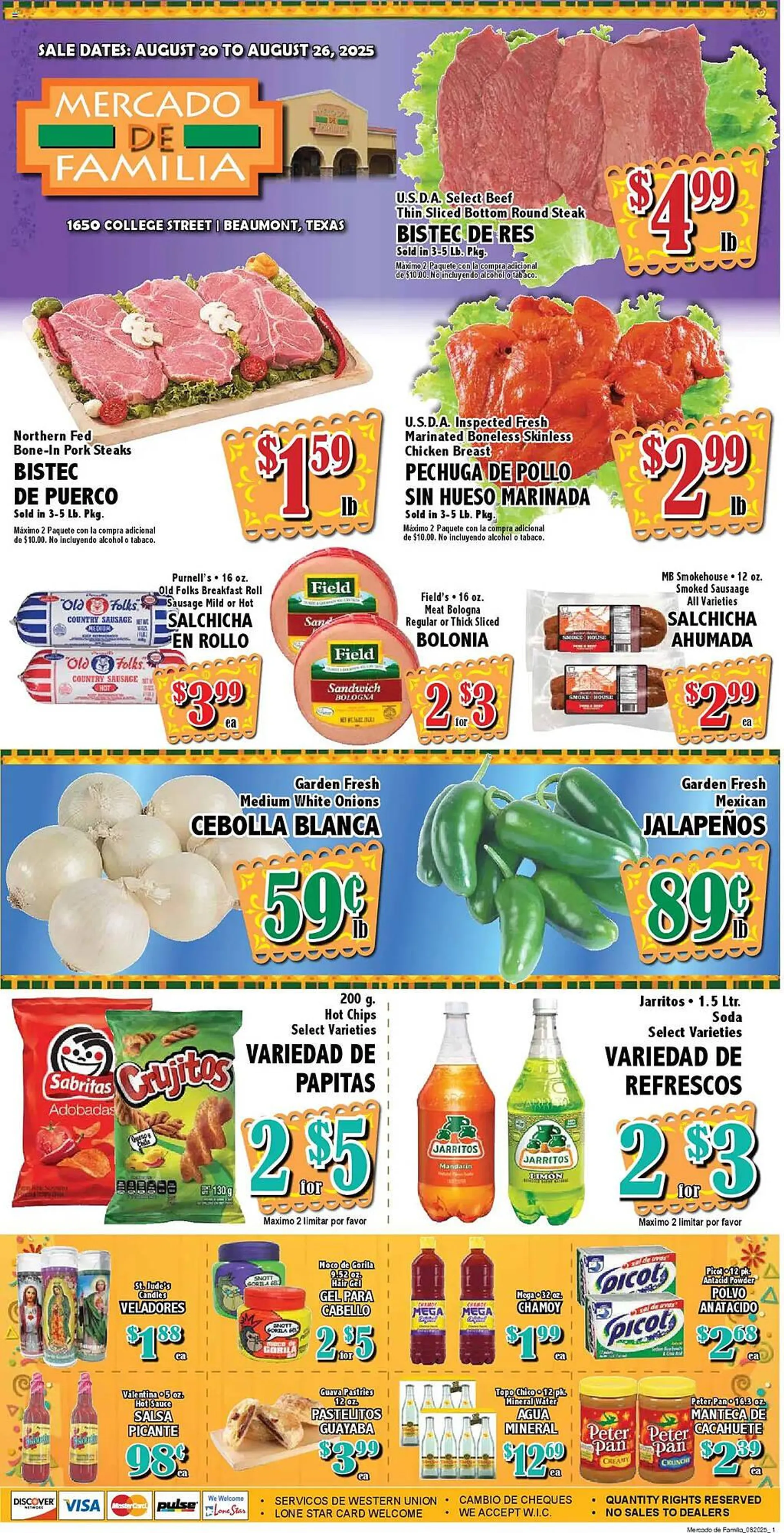 Weekly ad Market Basket Weekly Ad from August 20 to August 26 2025 - Page 1