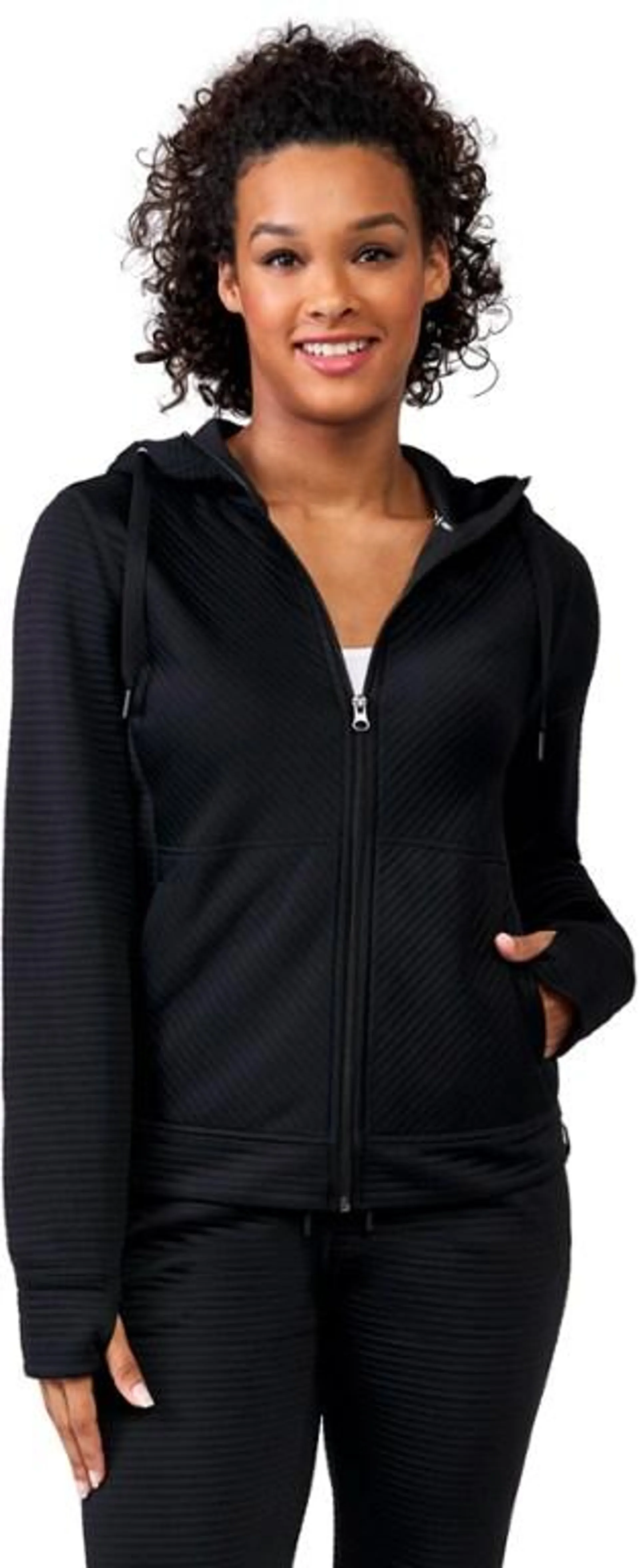 Micro Puff Rib Zippy Jacket - Women's