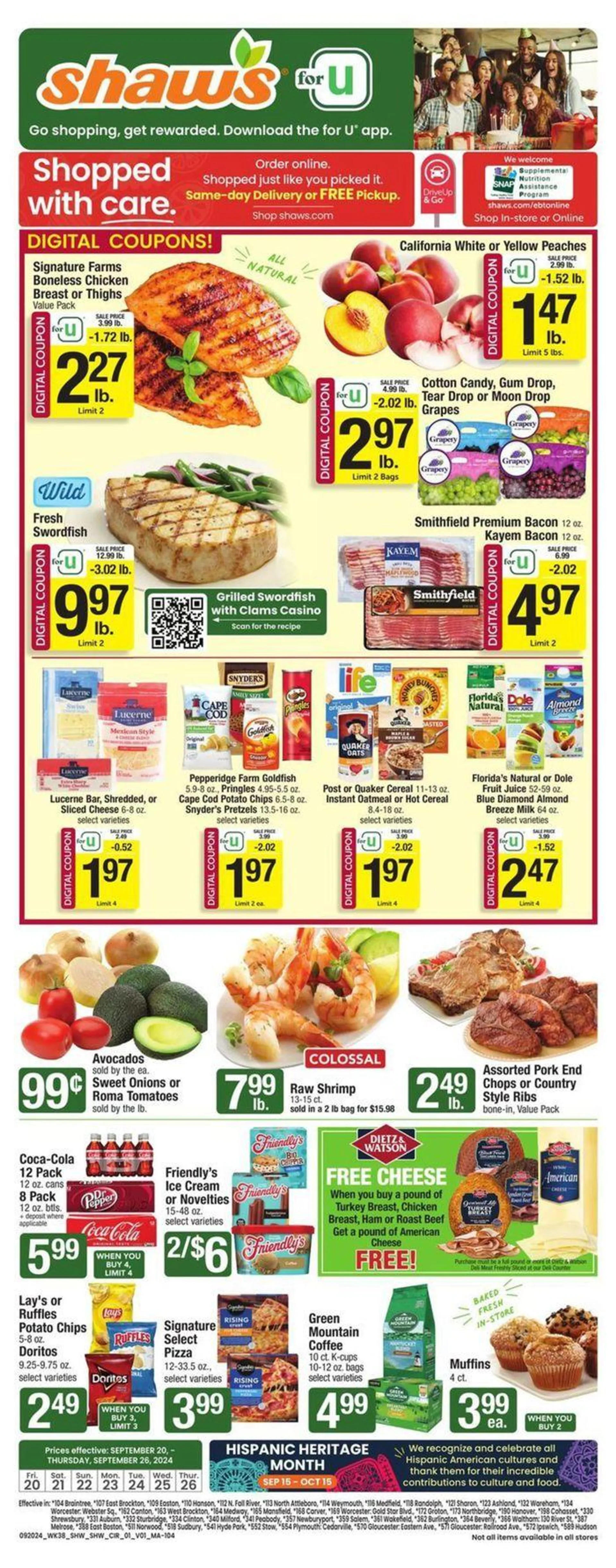 Shaws flyer - 1