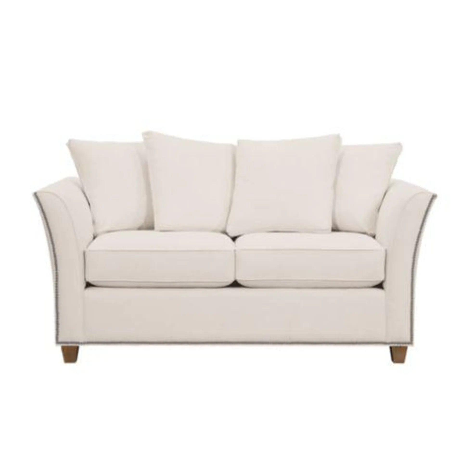 Tate Loveseat with Antique Pewter Nailheads