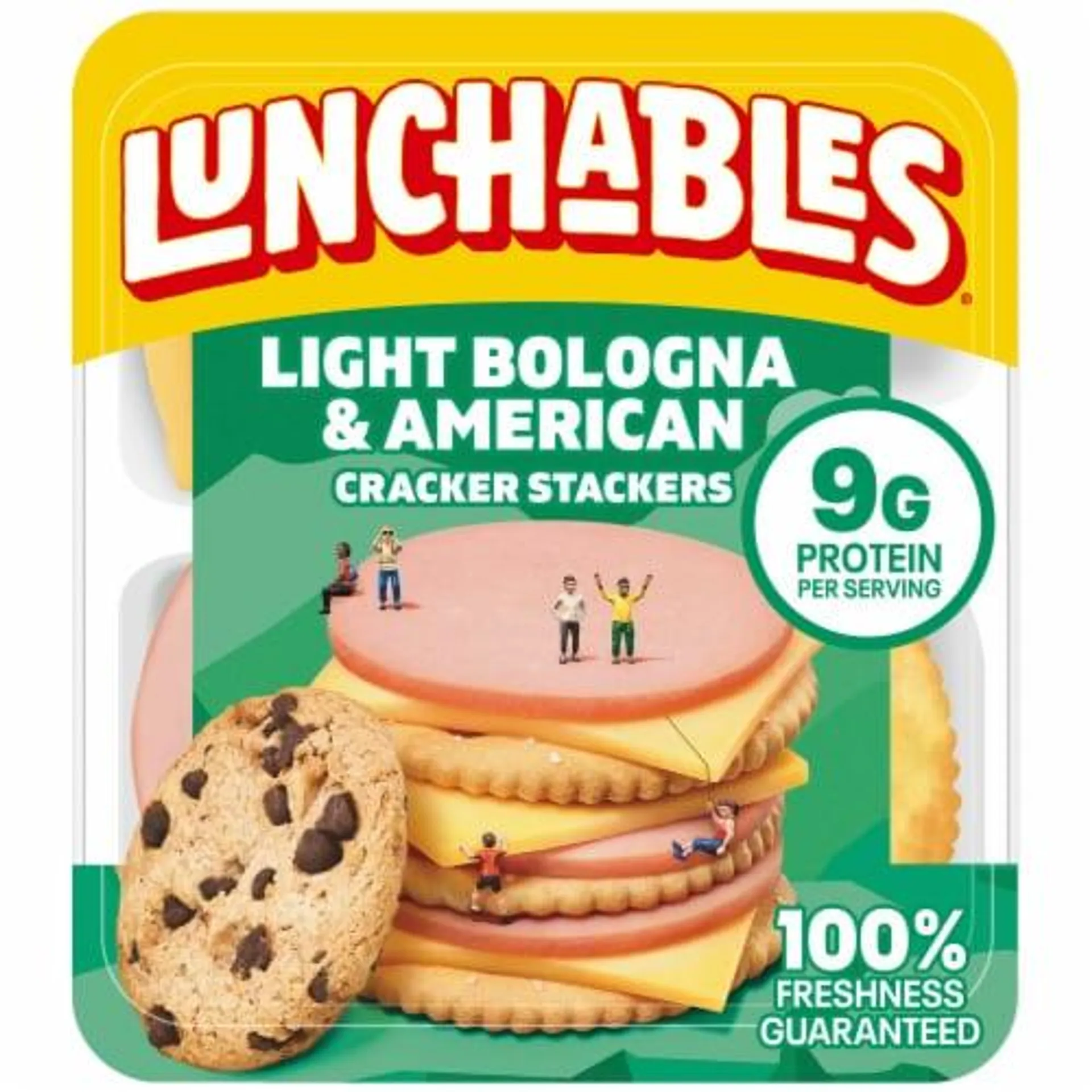 Lunchables Light Bologna & American Cheese Cracker Stackers Kids Snack Kit