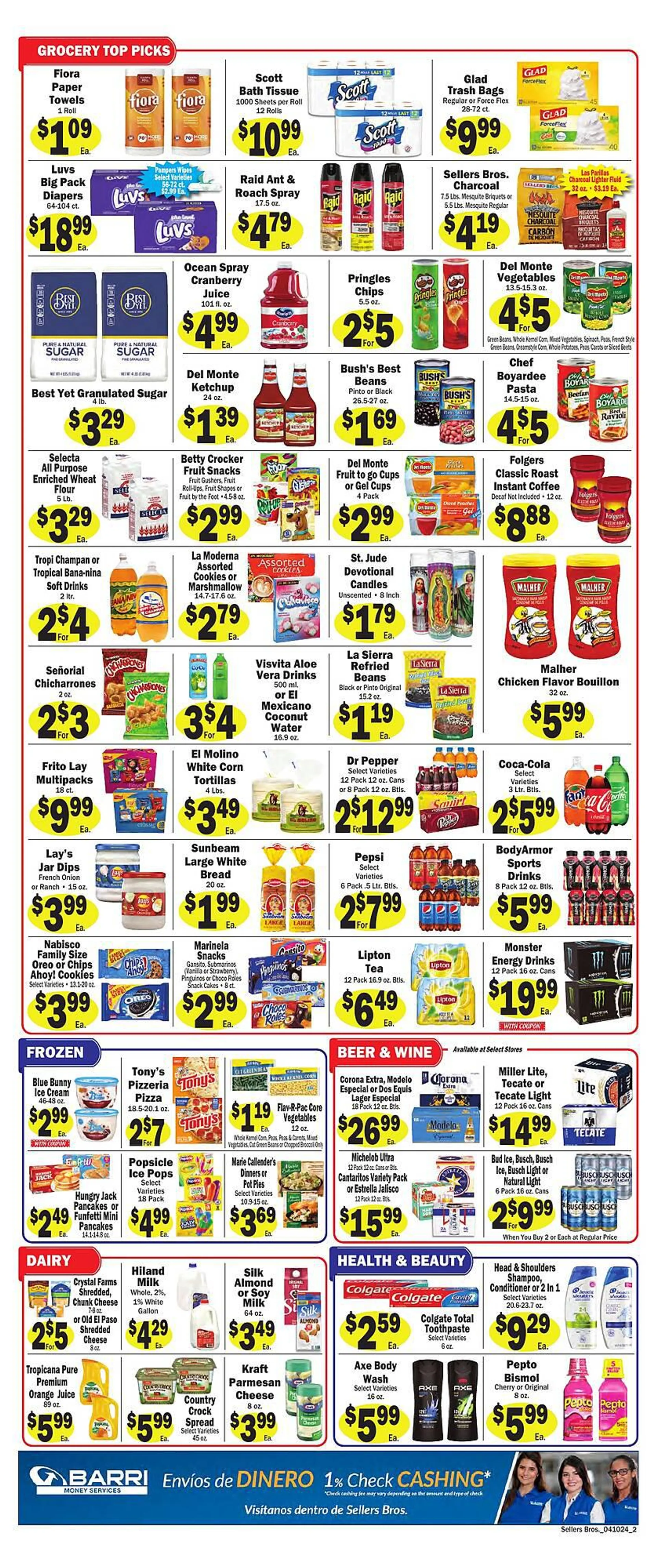 Weekly ad Sellers Bros Weekly Ad from April 10 to April 16 2024 - Page 2