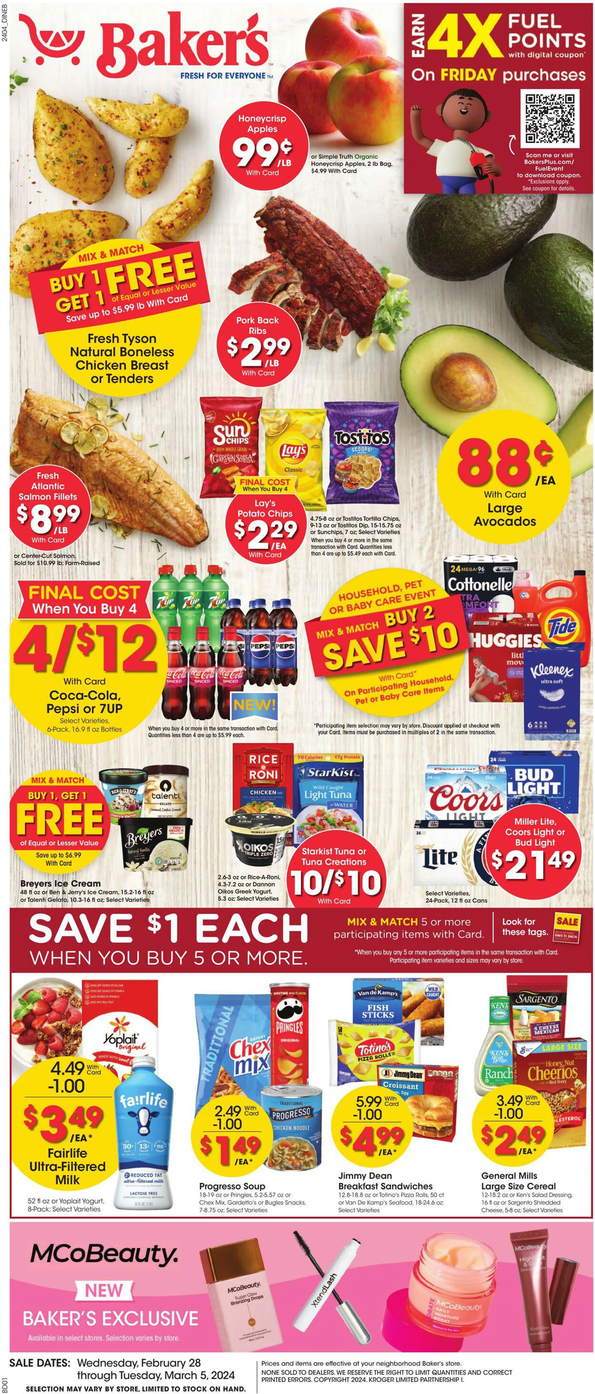 Weekly ad Baker's from February 28 to March 5 2024 - Page 