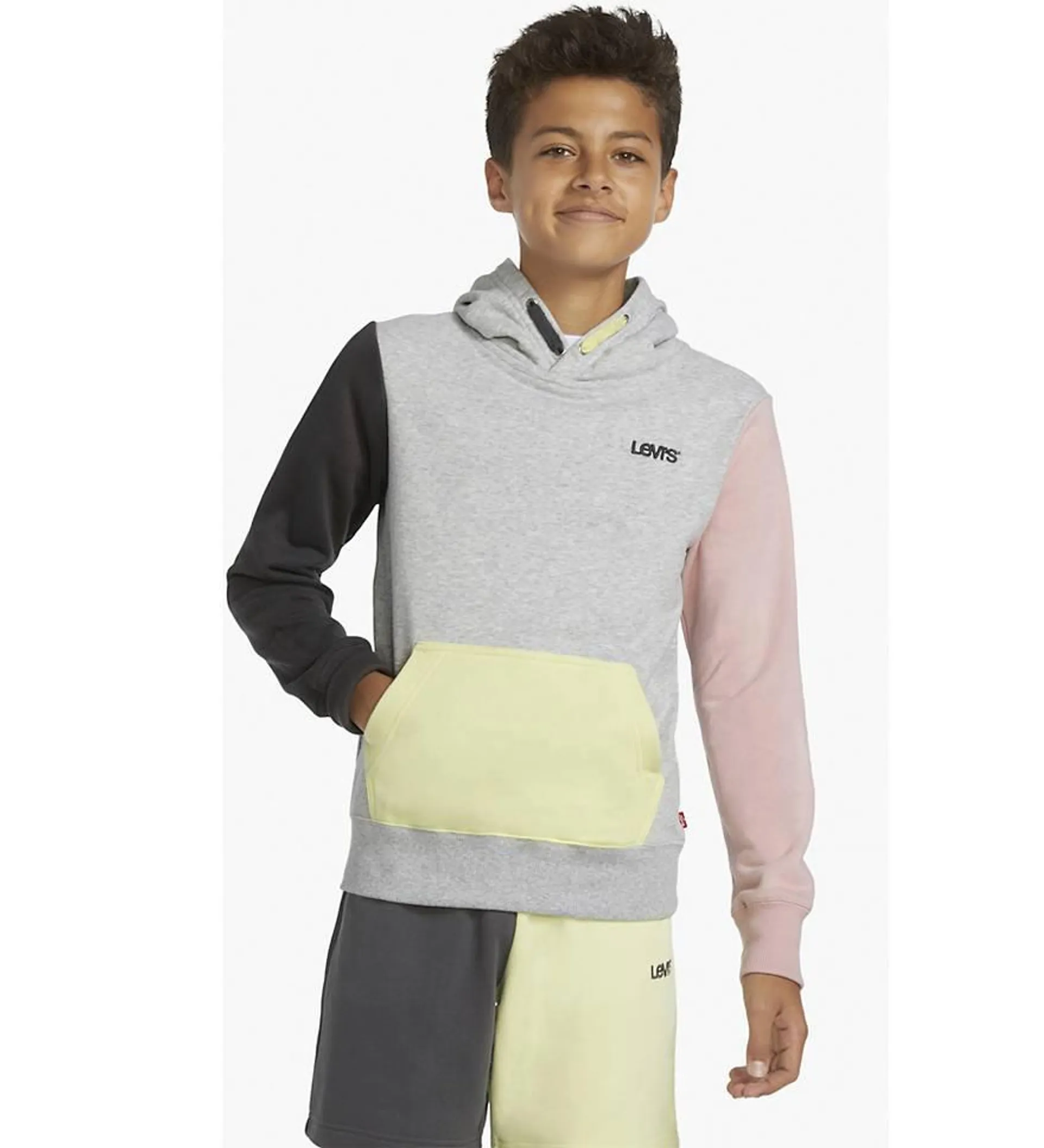 Colorblocked Pullover Hoodie Big Boys S-xl