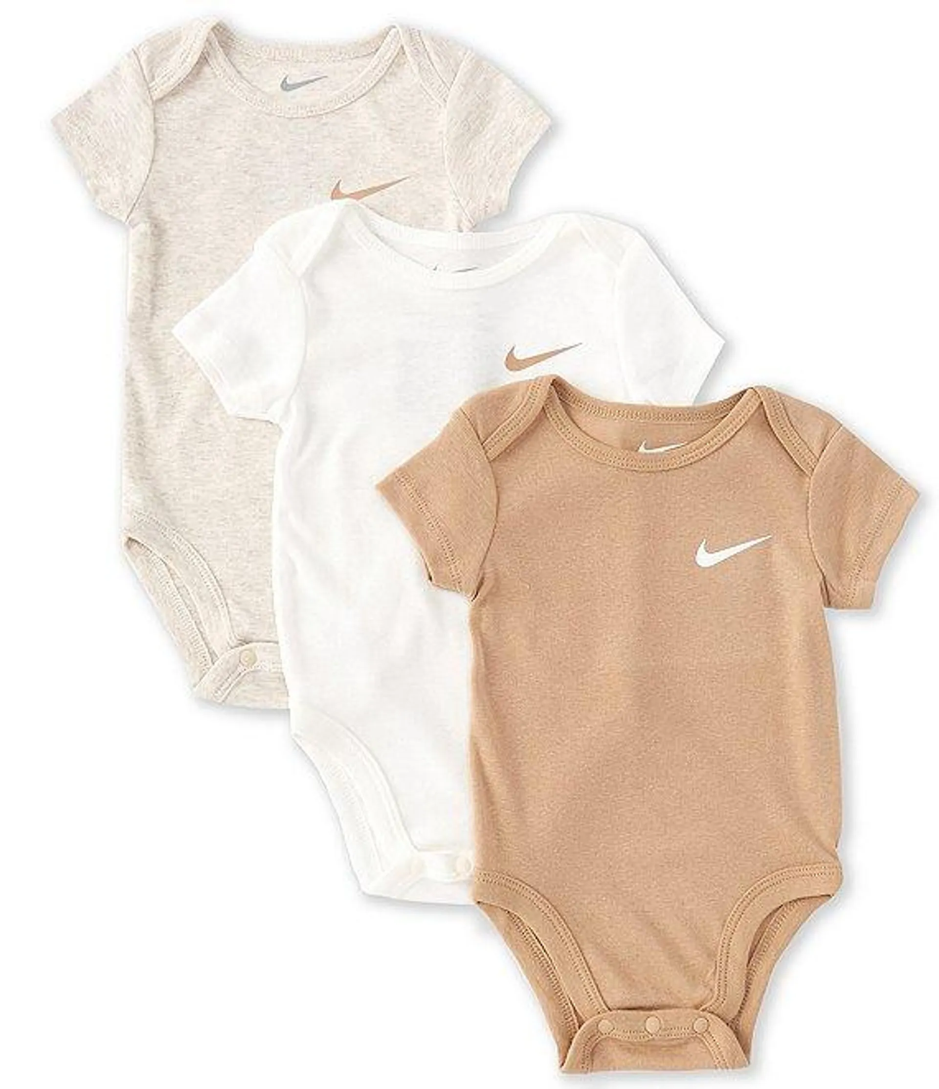 Baby Newborn-9 Months Short Sleeve Bodysuit Set 3-Pack