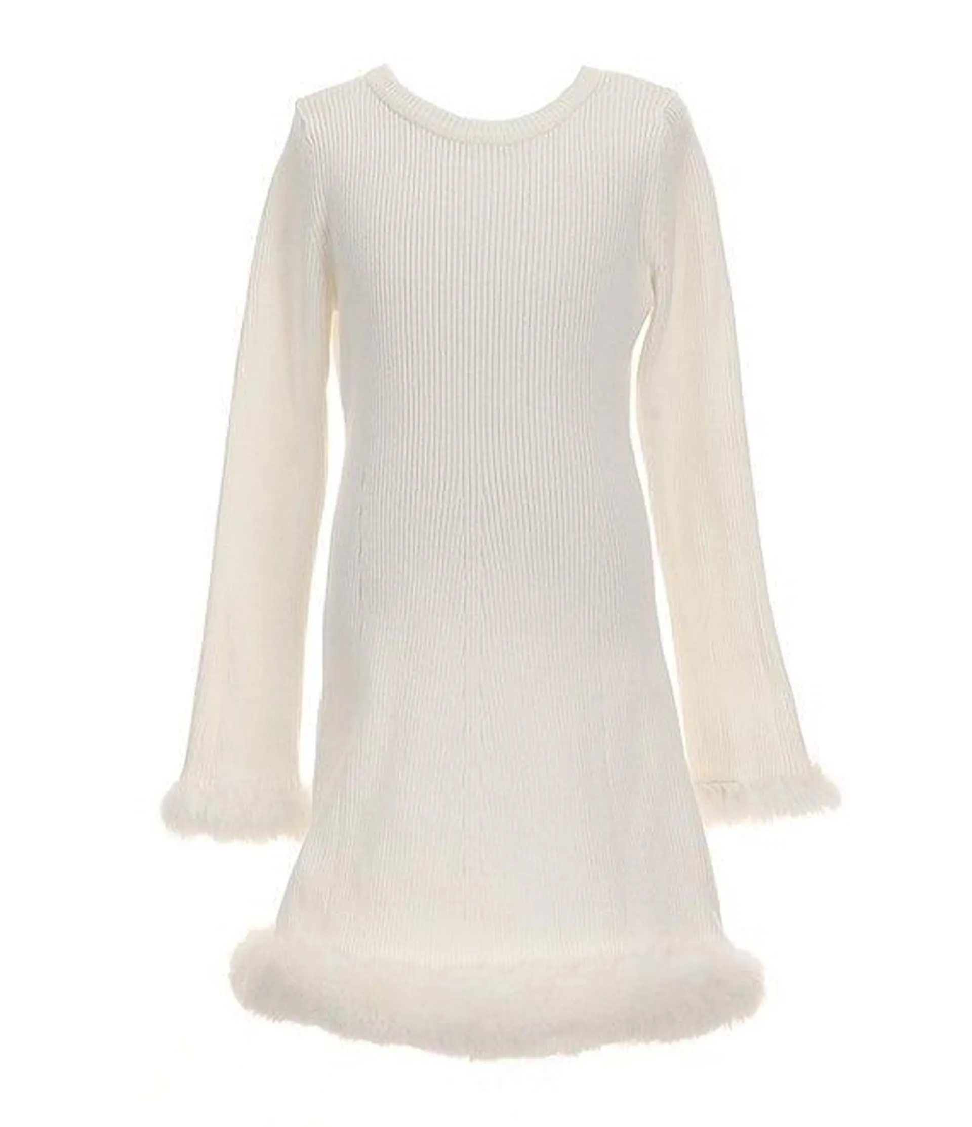 Little Girls Puff Sleeve Dress