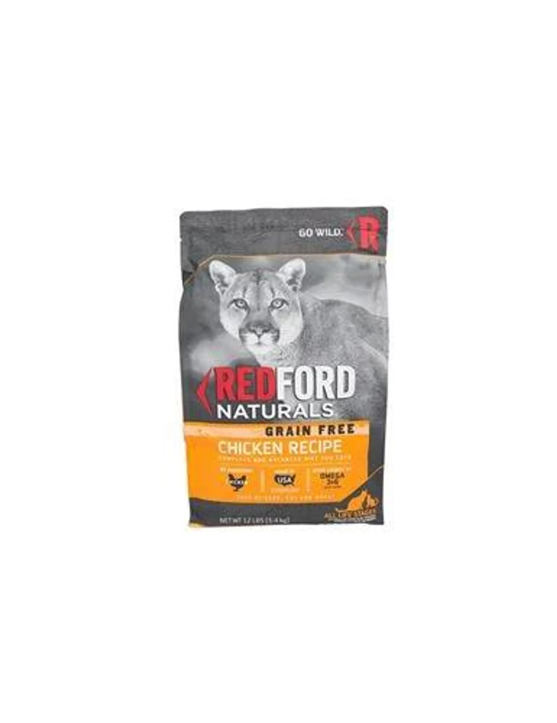 Redford Naturals Grain Free Chicken Recipe Cat Food, 12 Pounds