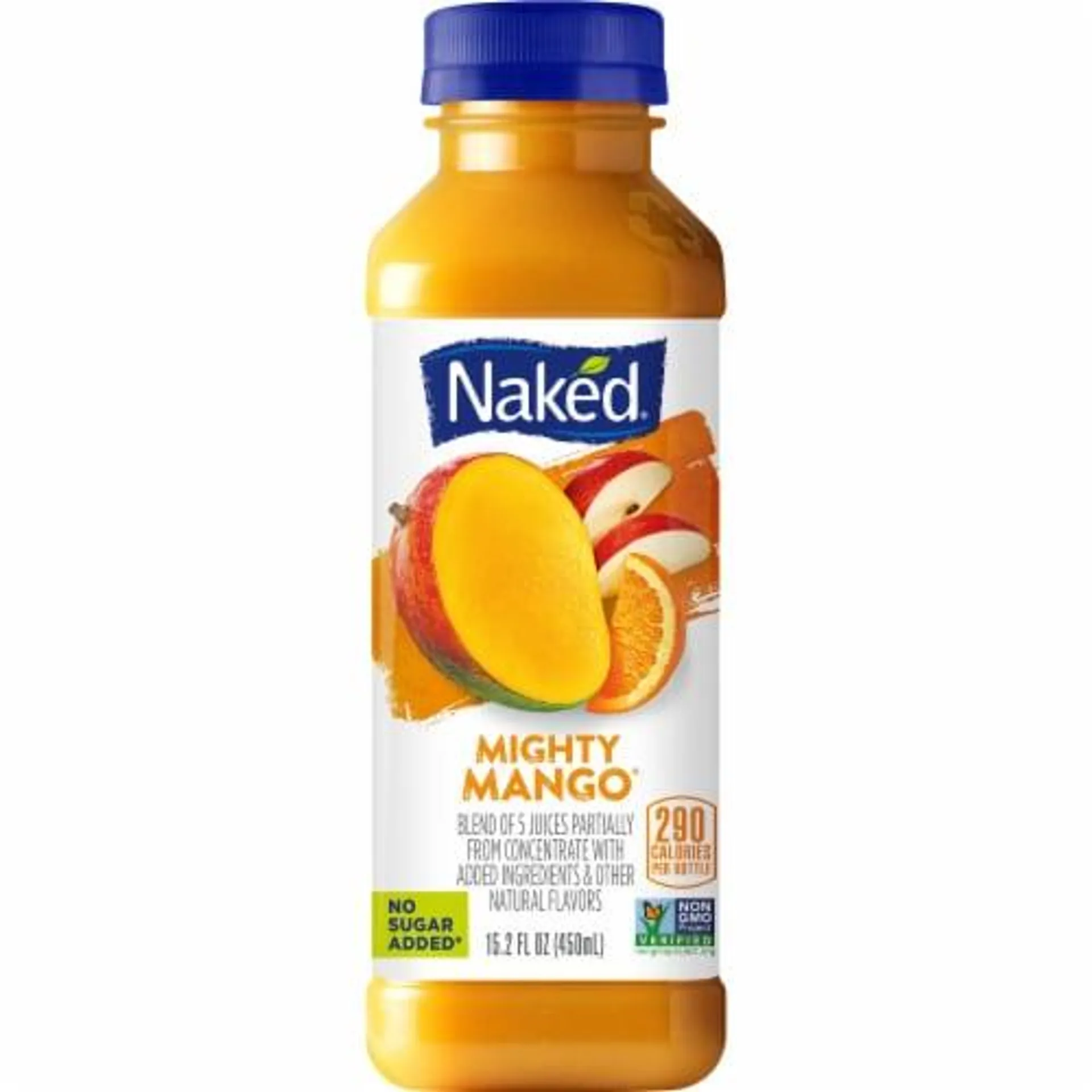 Naked Juice Mighty Mango Flavored 100% Fruit Smoothie Blend