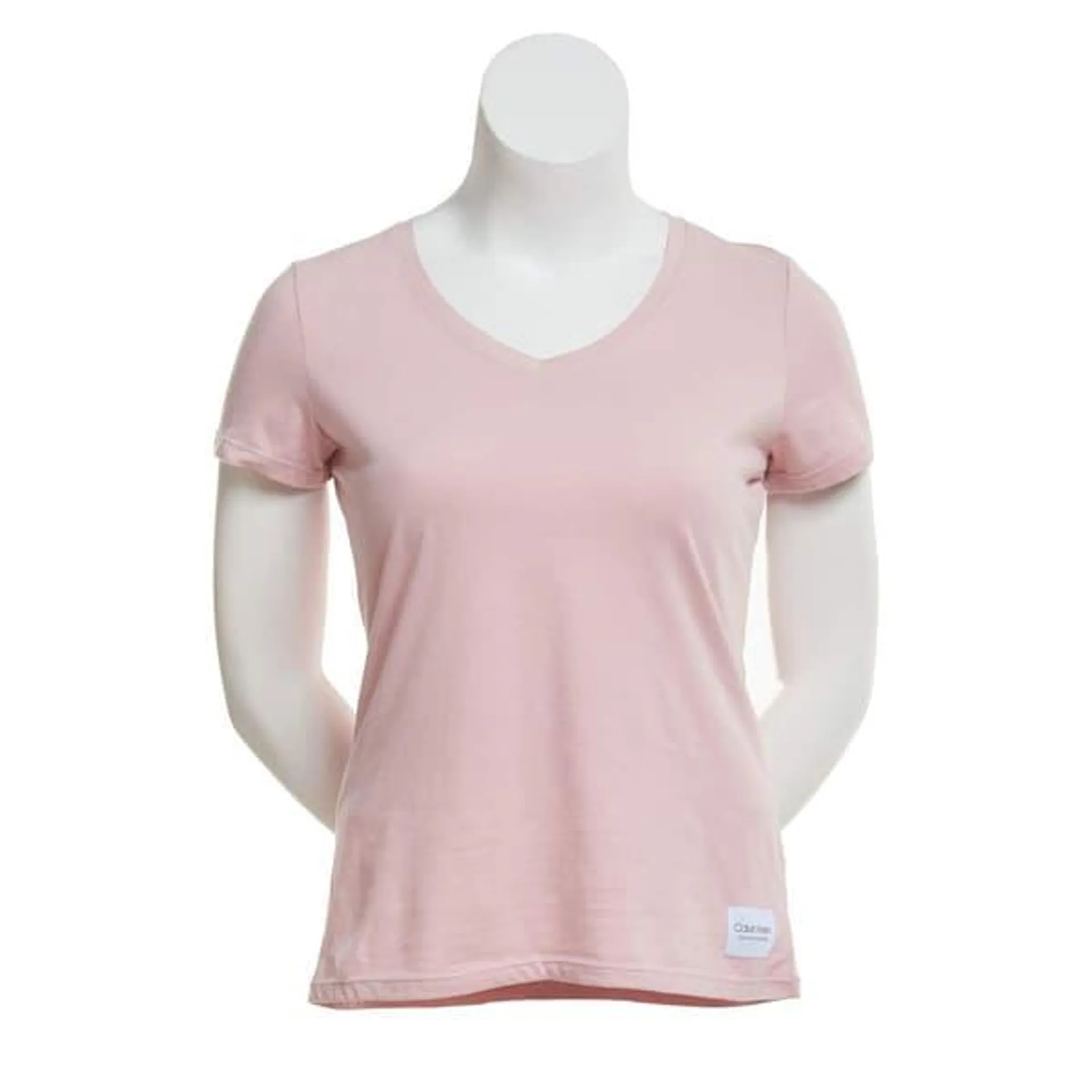 Womens Calvin Klein Performance Short Sleeve Solid Tee