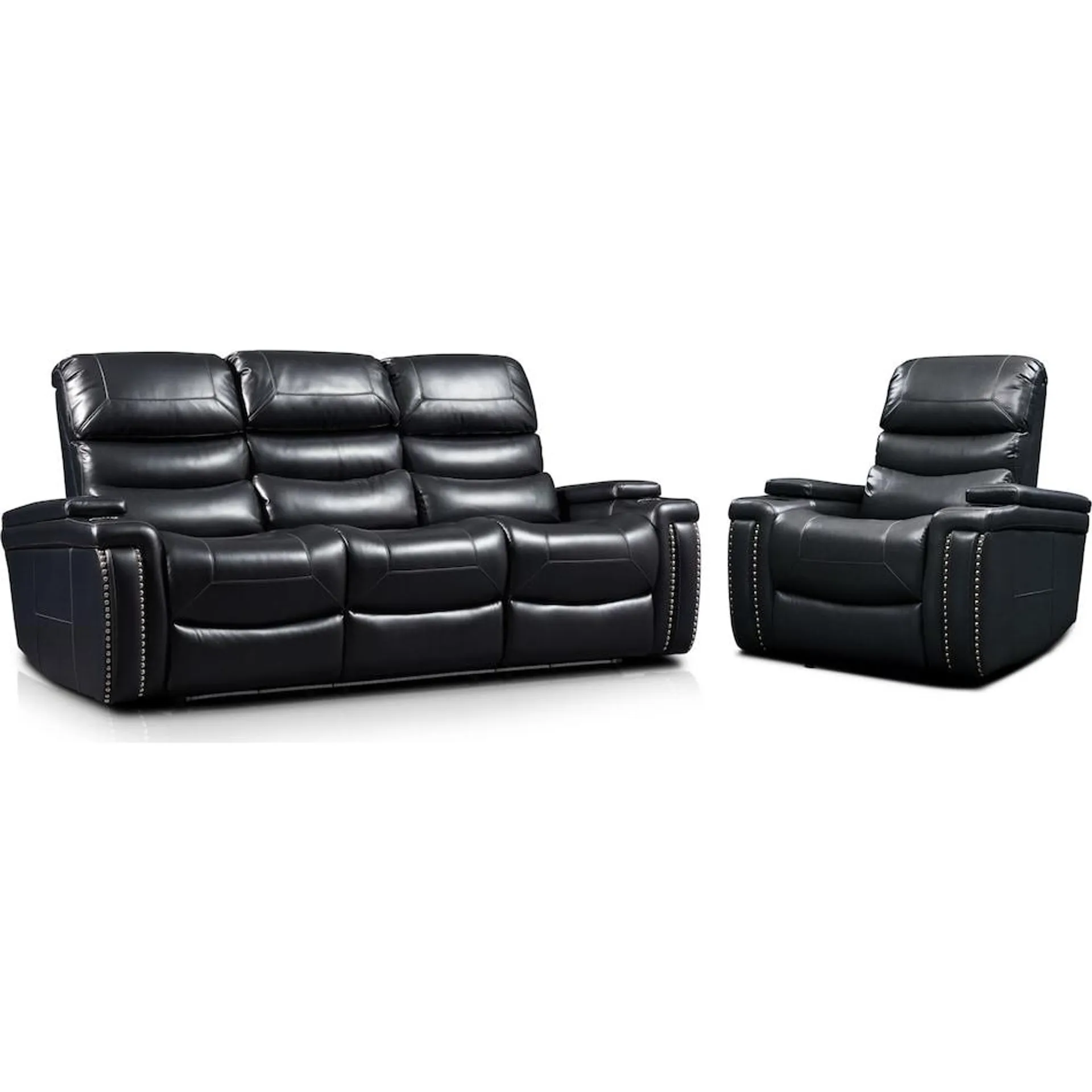 Jackson Triple-Power Reclining Sofa and Recliner Set