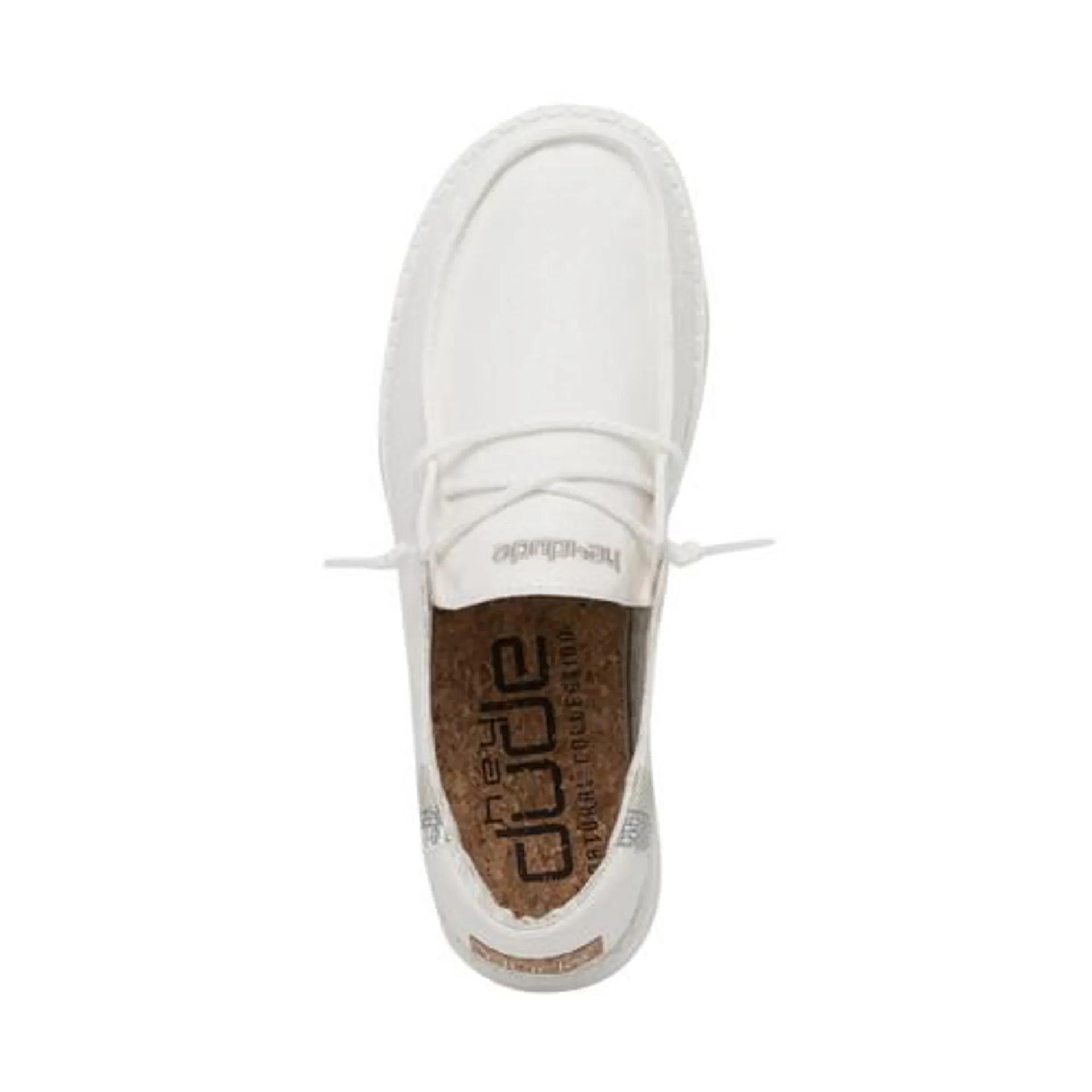 Hey Dude Womens Wendy Natural White Shoes