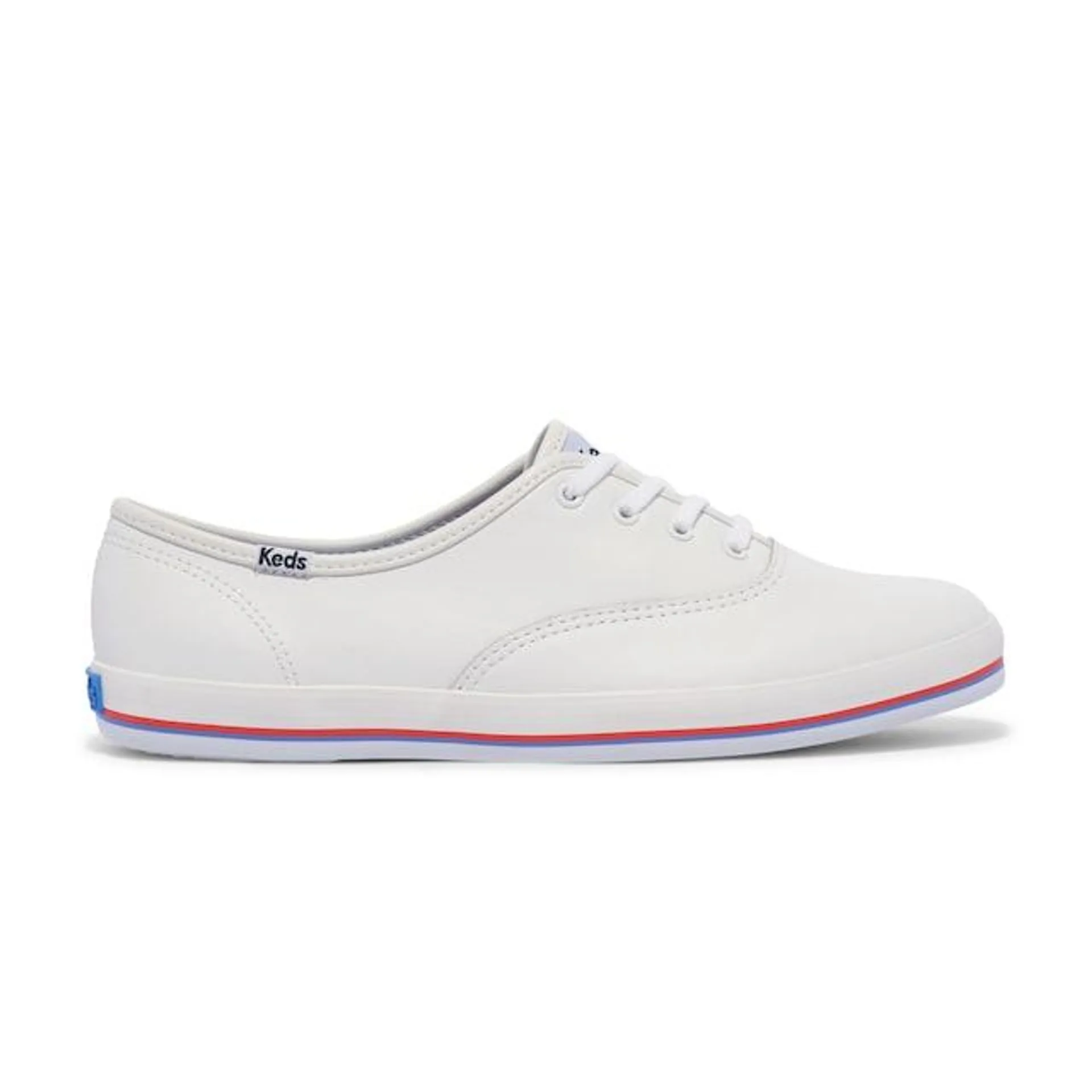 Keds Champion Leather Bottom Foxing Stripe Lace Up