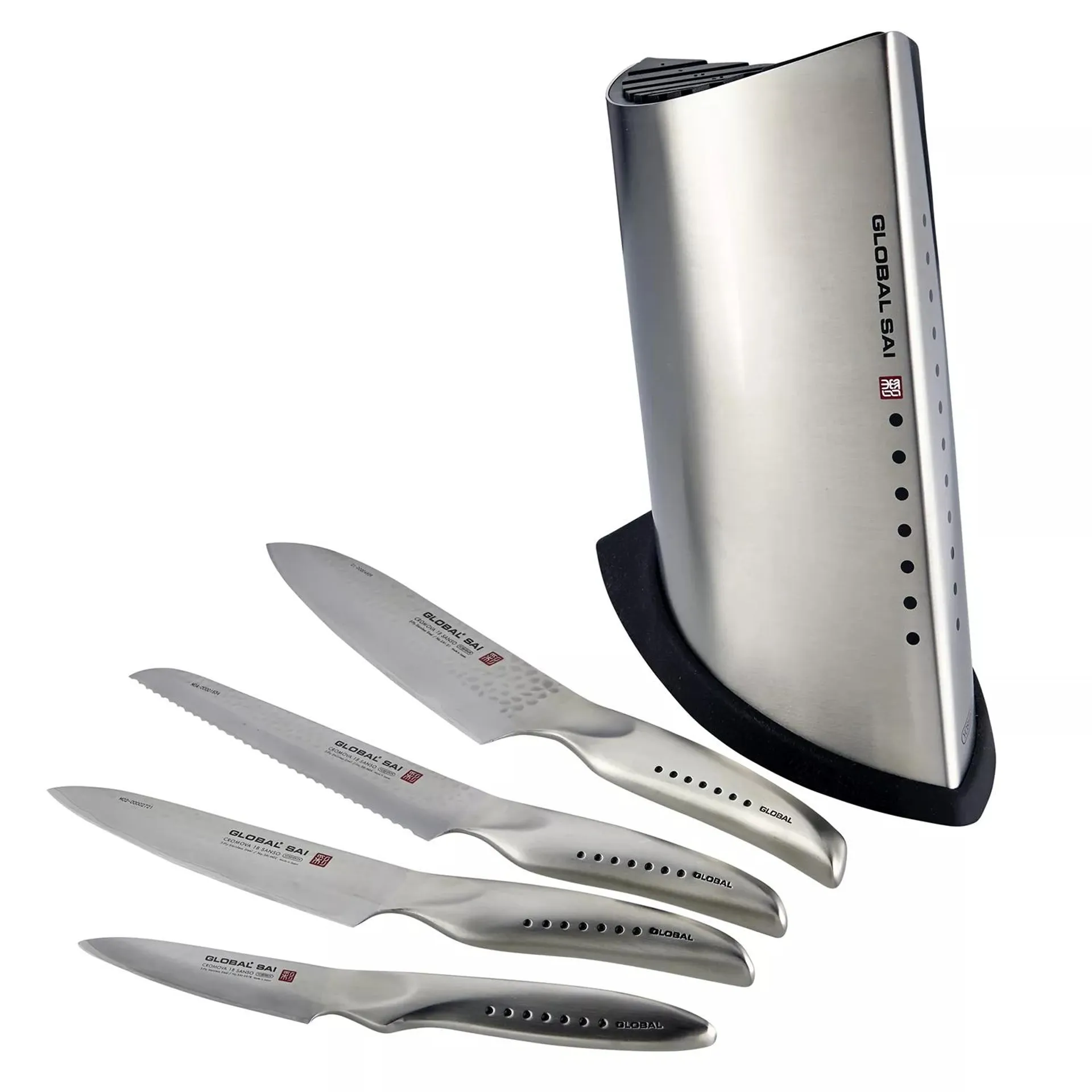 Global Sai 5-Piece Knife Set