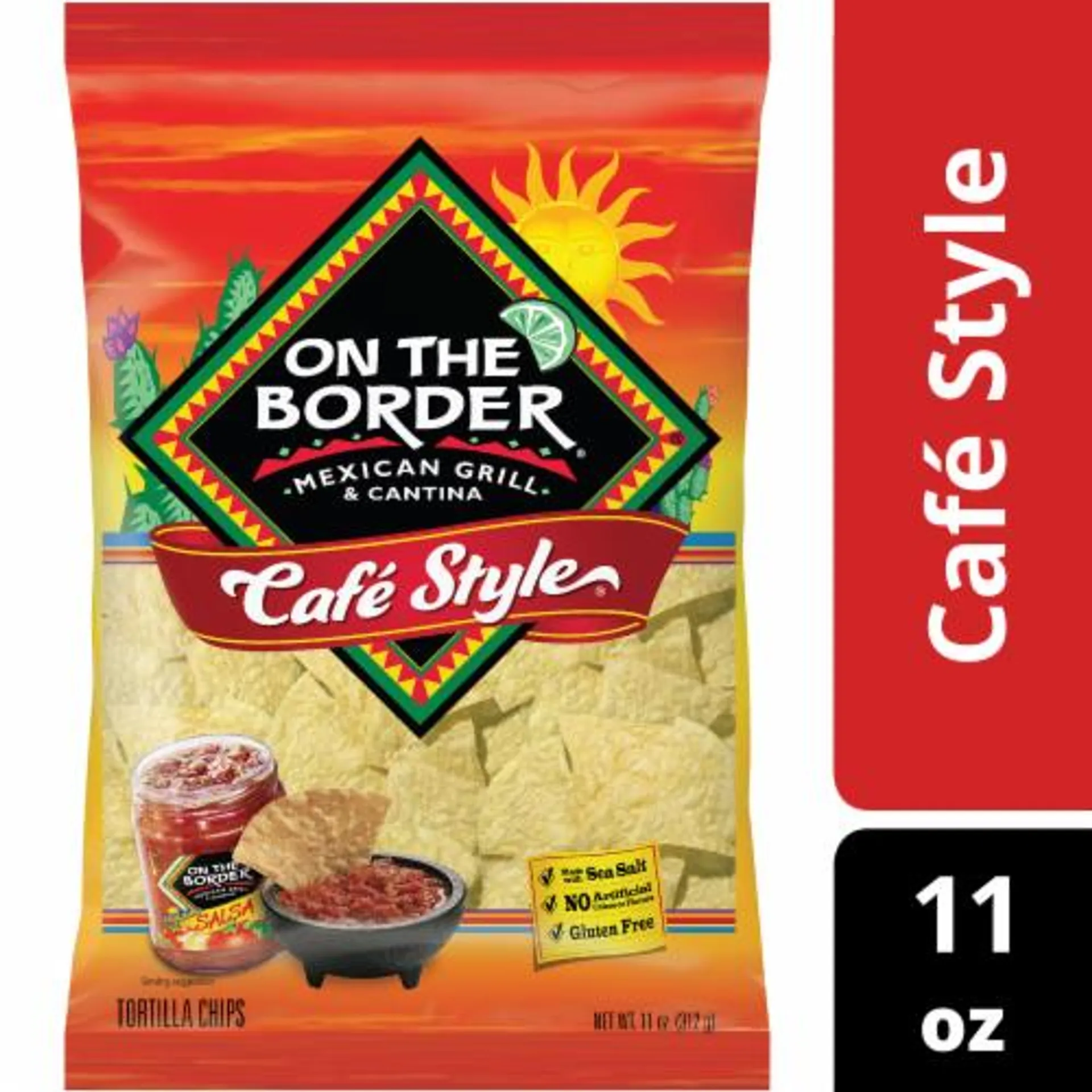 On The Border® Café Style Tortilla Chips