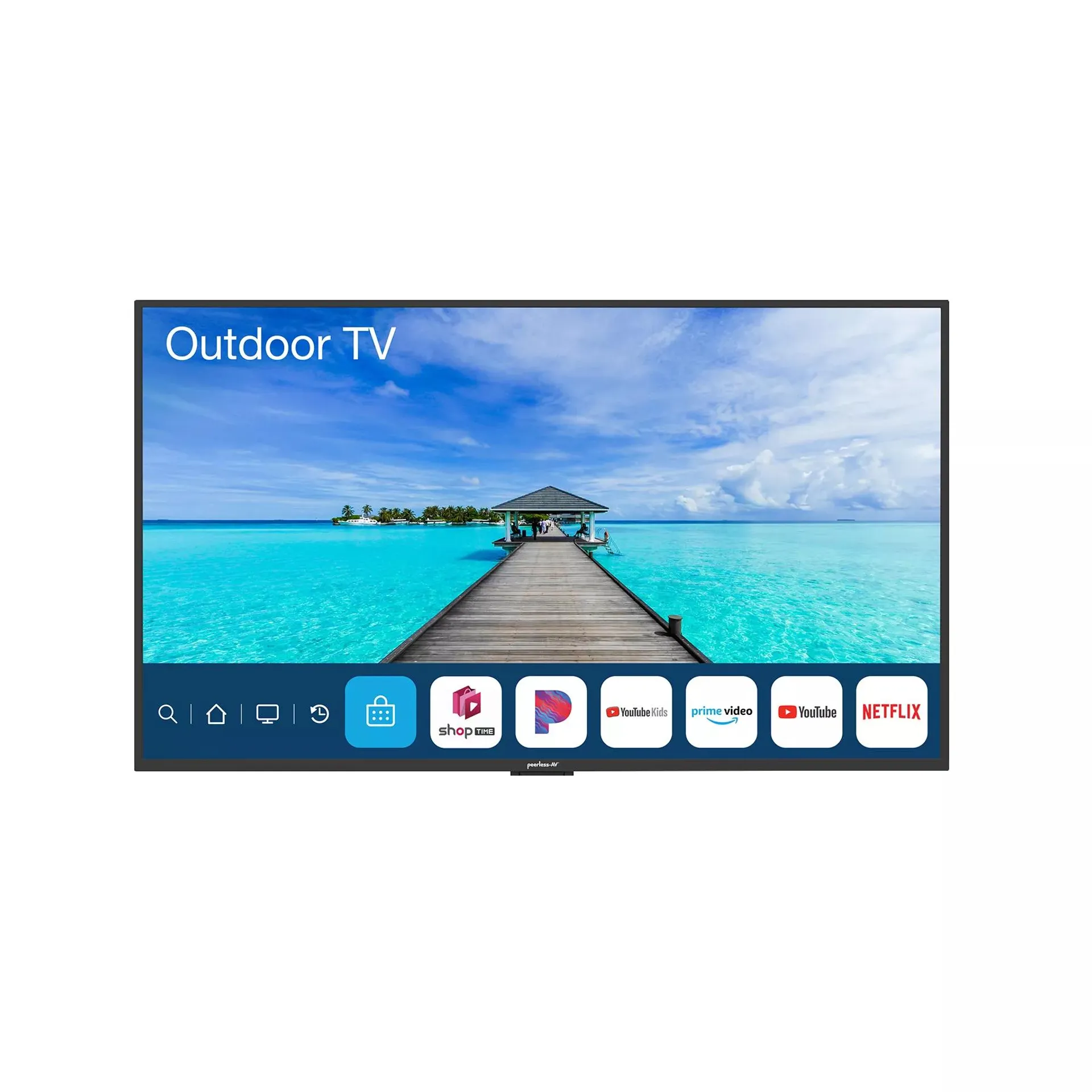 Peerless-AV 55" Neptune Partial Sun 4K HDR Outdoor Smart TV with Tilt Mount and 5-Year Coverage