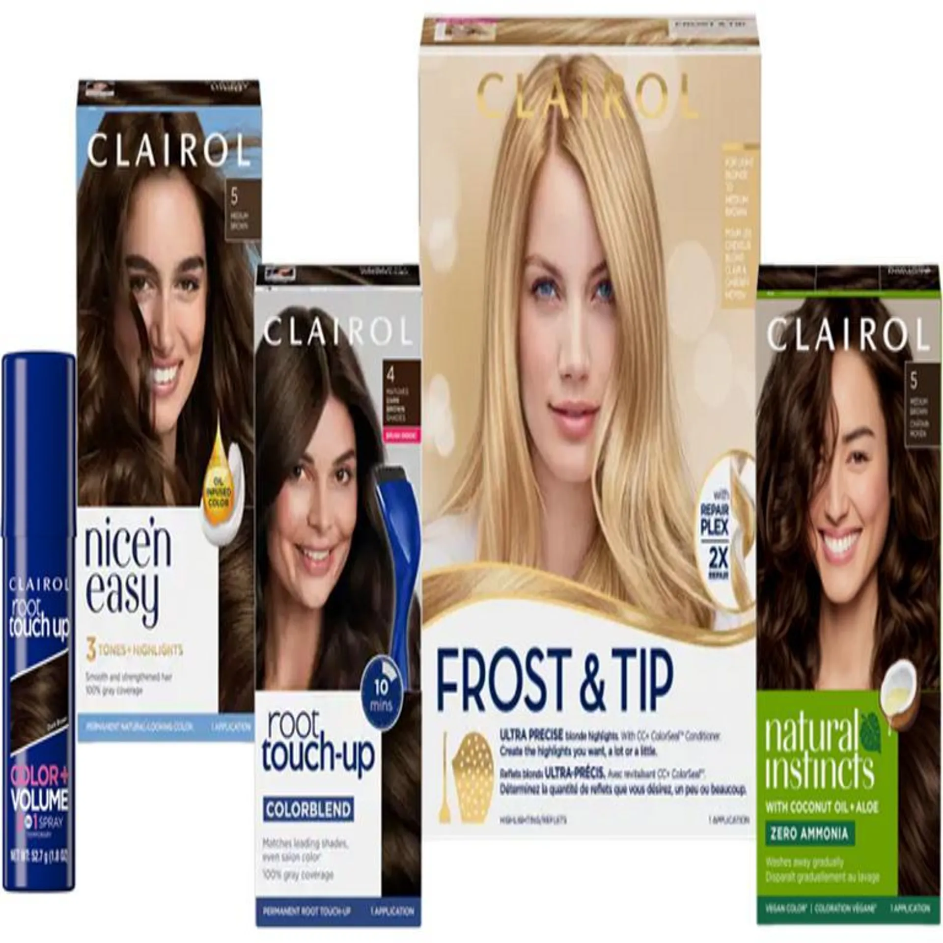 ANY TWO (2) Clairol® Hair Color Products (Select varieties, excludes Professional)