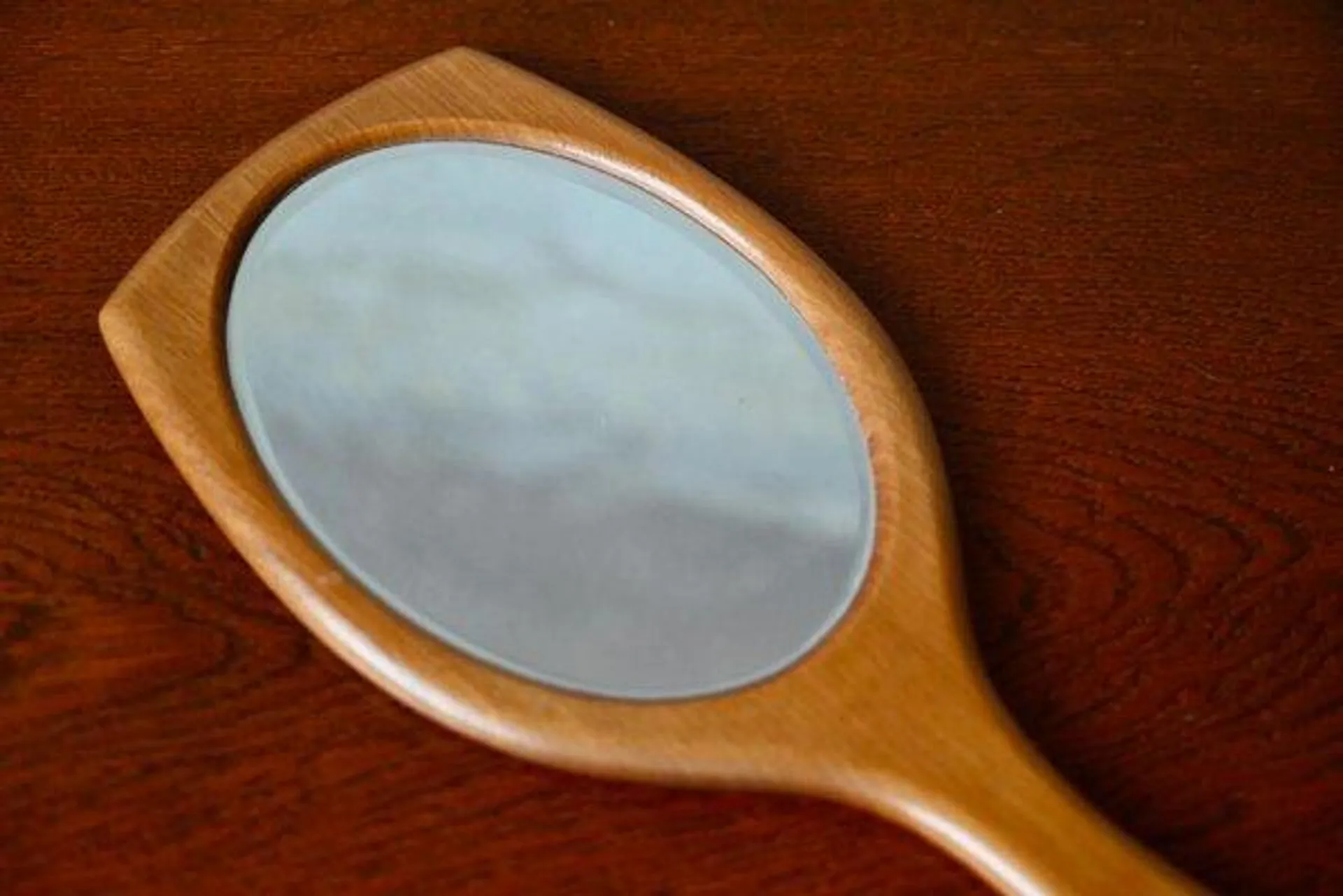 Scandinavian Hand Mirror, 1960s