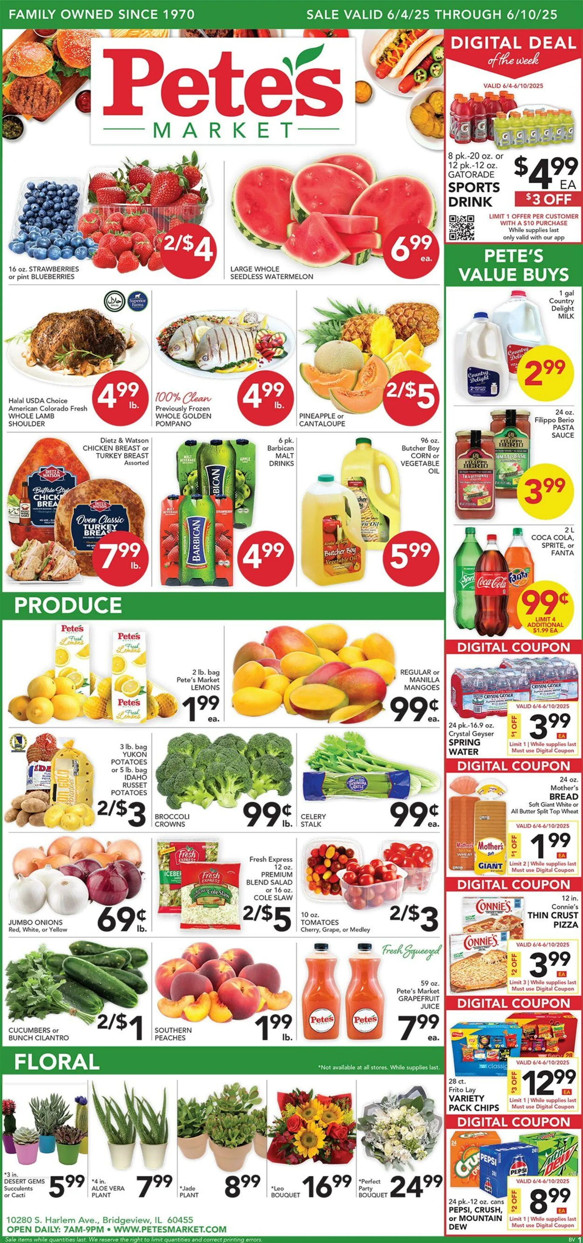 Weekly ad Pete's Fresh Market Current weekly ad from May 28 to June 3 2025 - Page 1