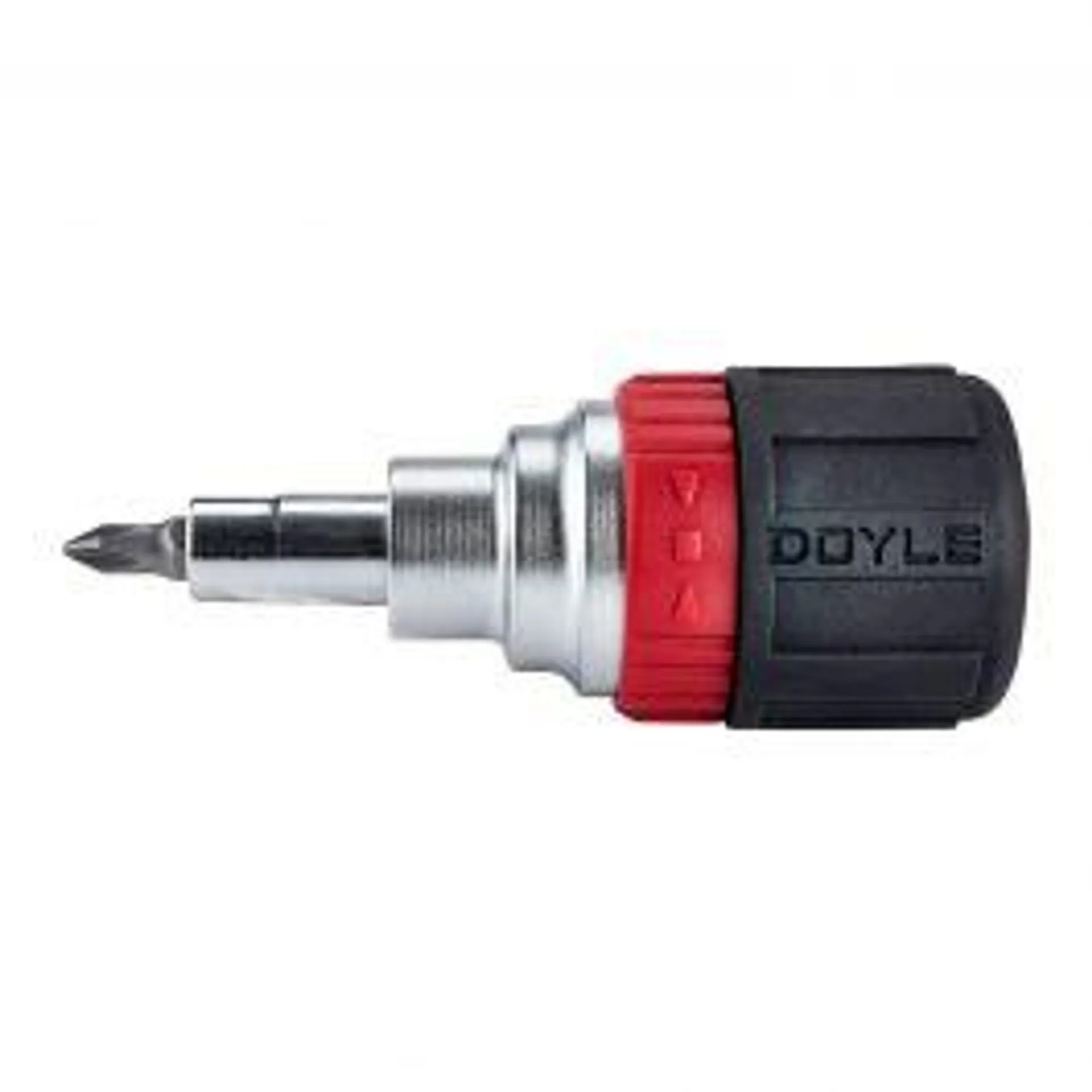 6-in-1 Ratcheting Multi-Bit Stubby Screwdriver