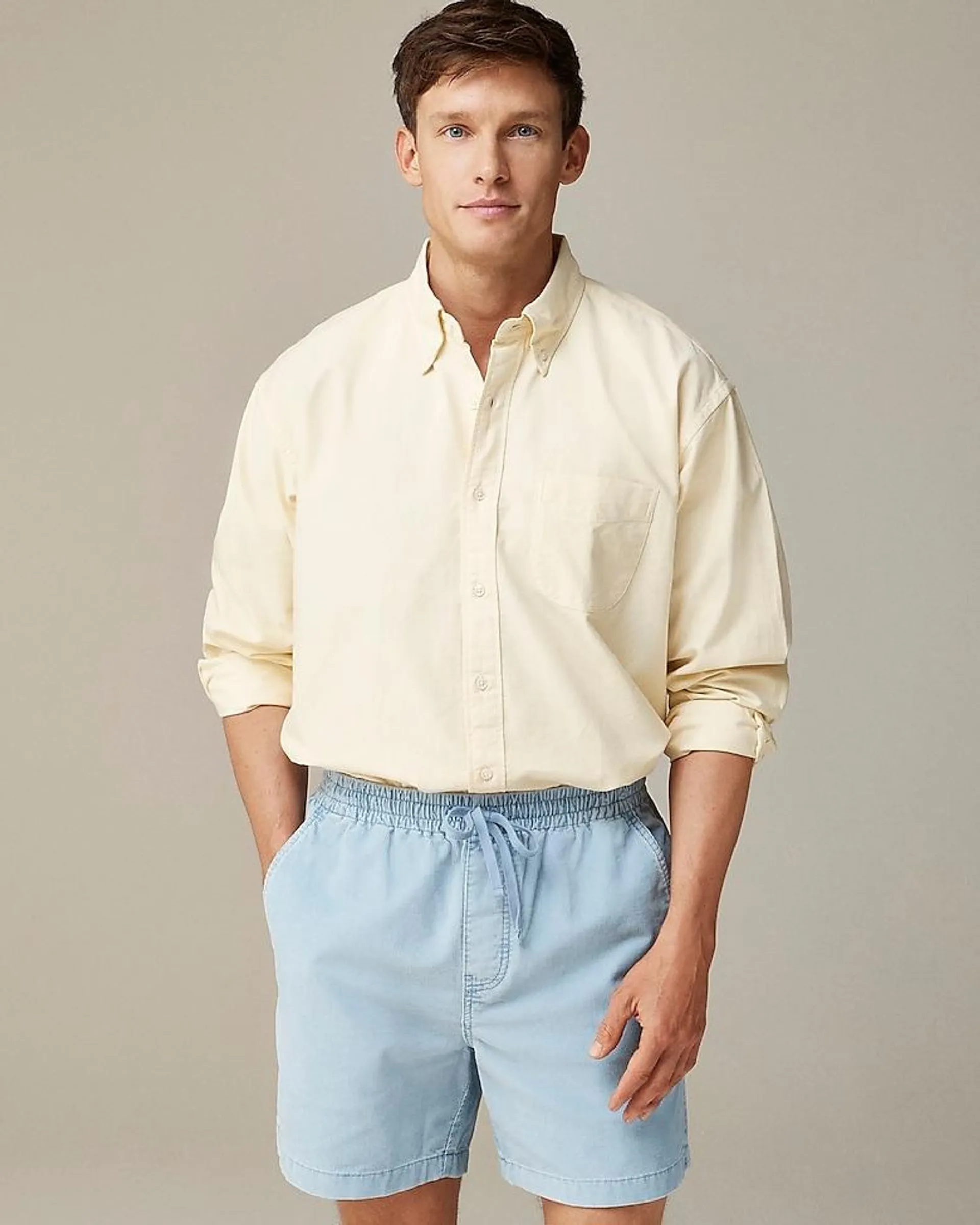 Giant-fit oxford shirt