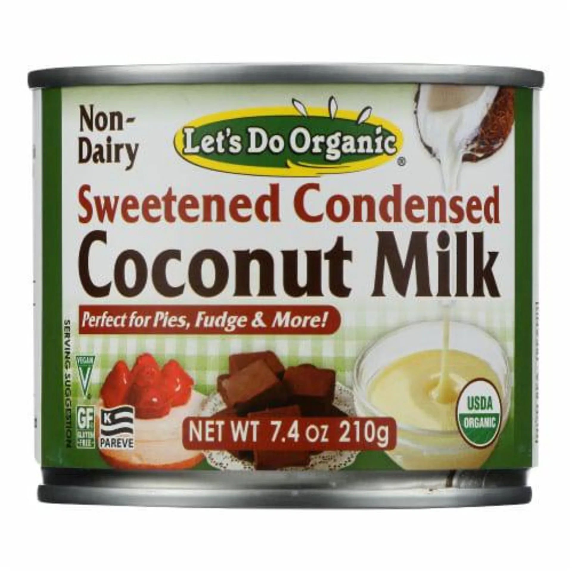 Let's Do Organic Organic Coconut Milk - Sweetened Condensed - Case of 6 - 7.4 fl oz.