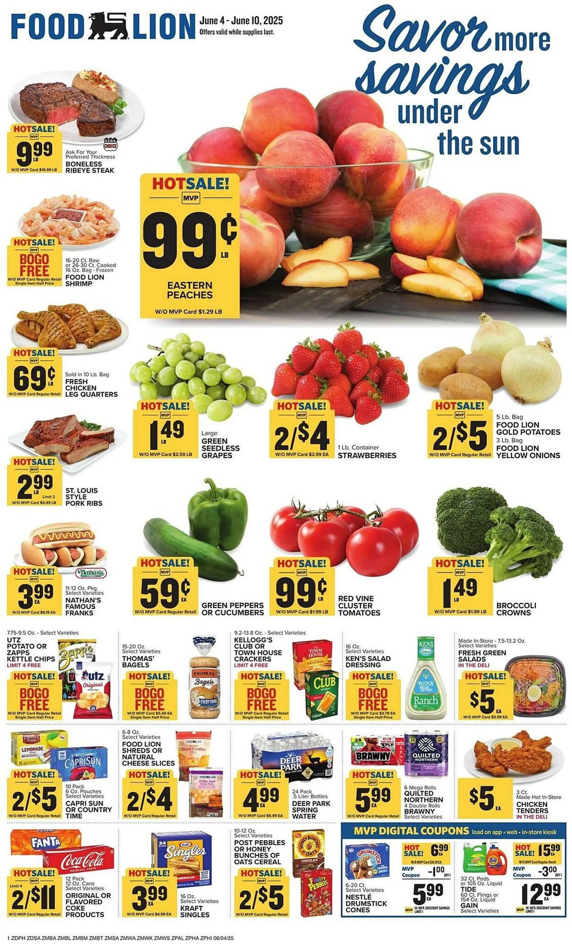 Weekly ad Food Lion Weekly Ad from June 4 to June 10 2025 - Page 1