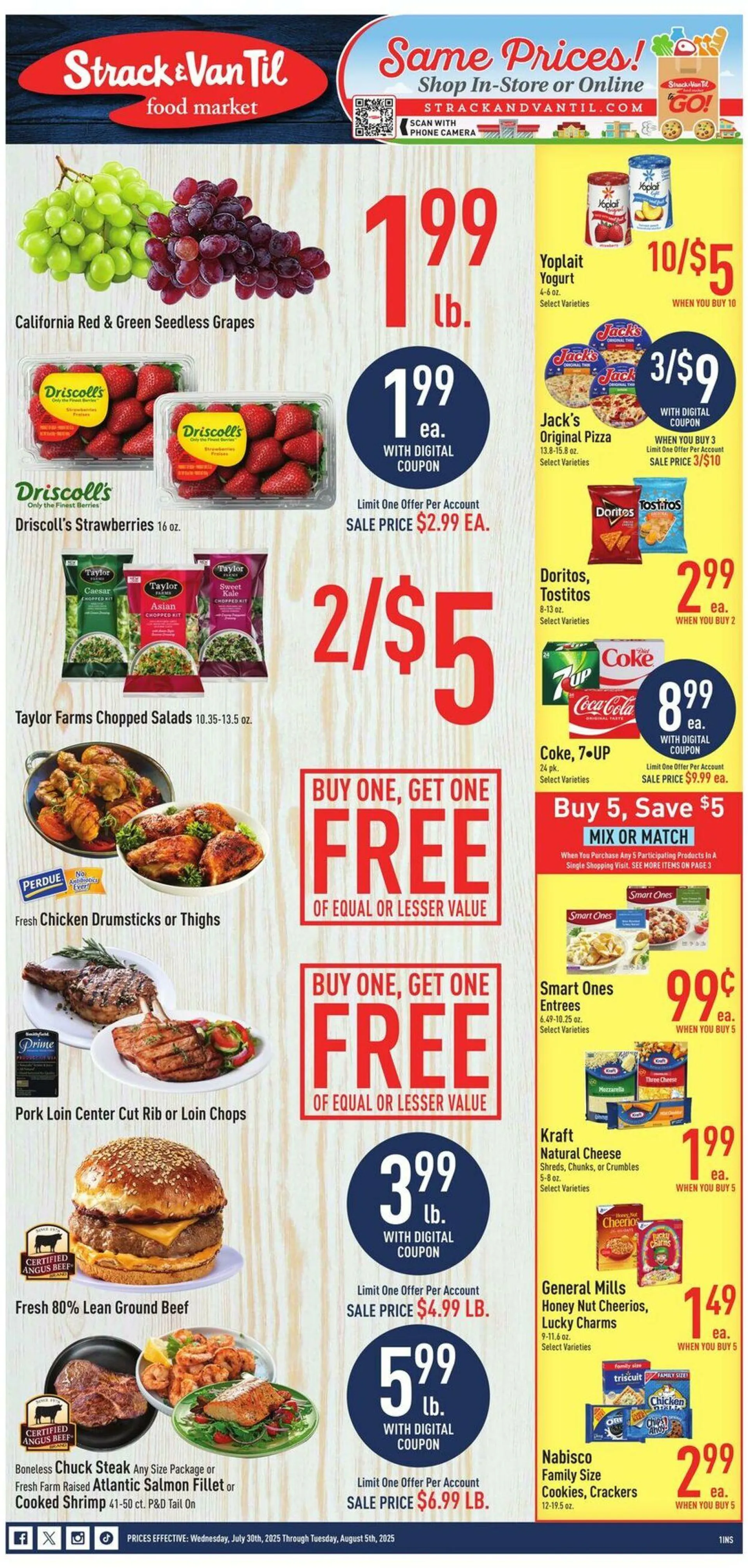 Weekly ad Strack & Van Til Current weekly ad from July 30 to August 5 2025 - Page 1