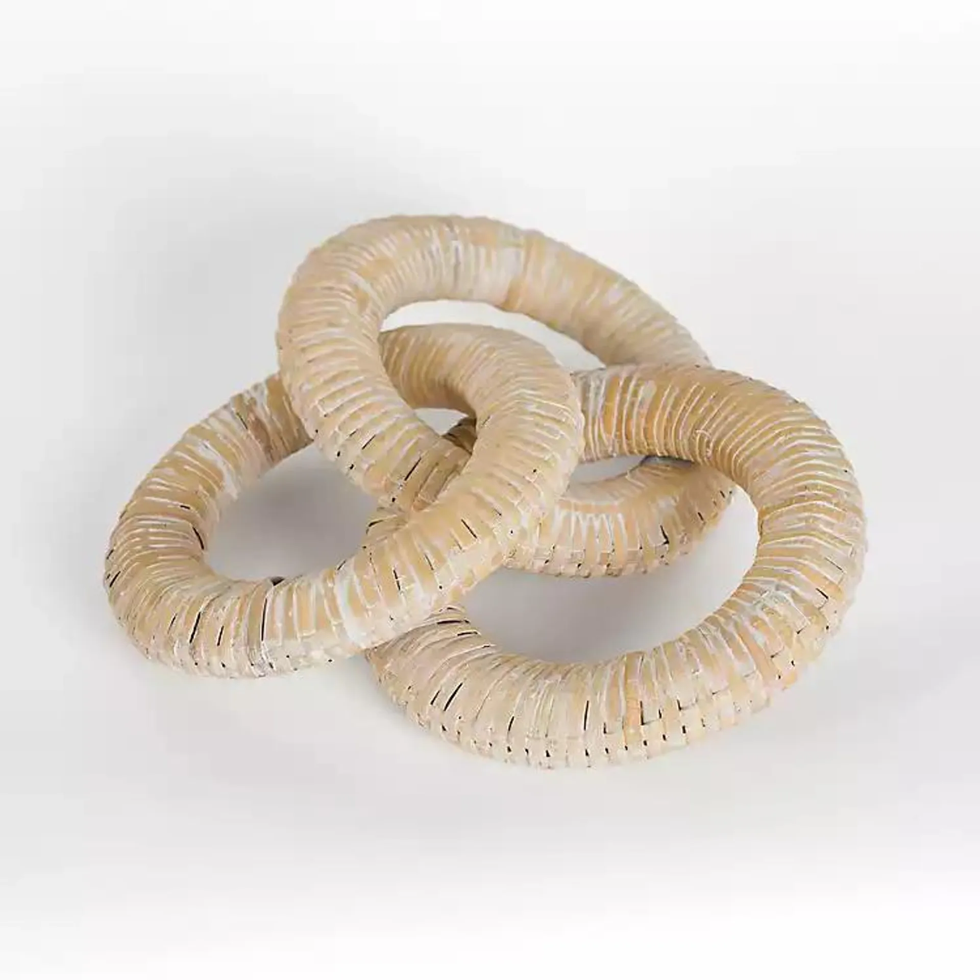 Whitewashed Natural Rattan Chain