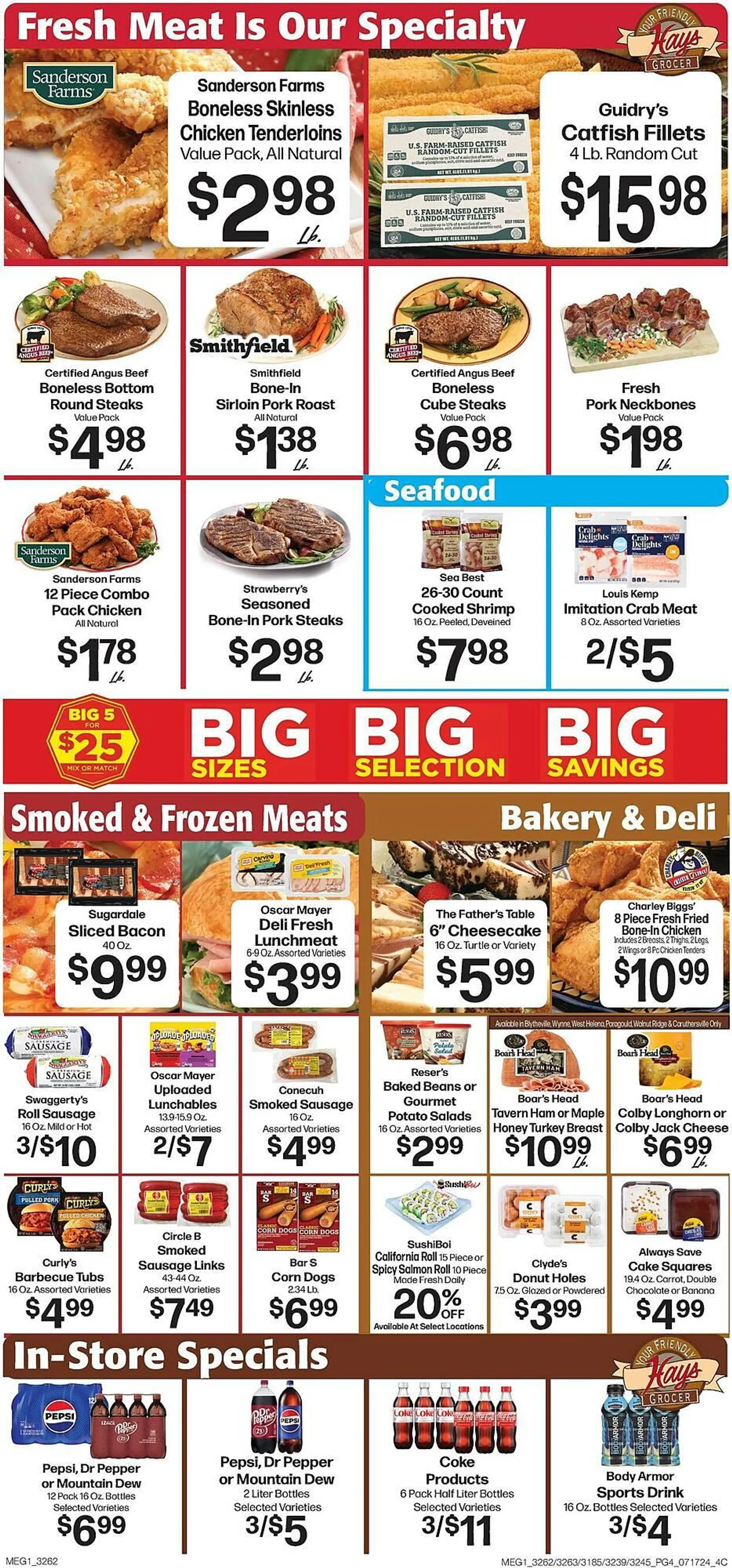 Weekly ad Hays Supermarket Weekly Ad from July 17 to July 23 2024 - Page 4