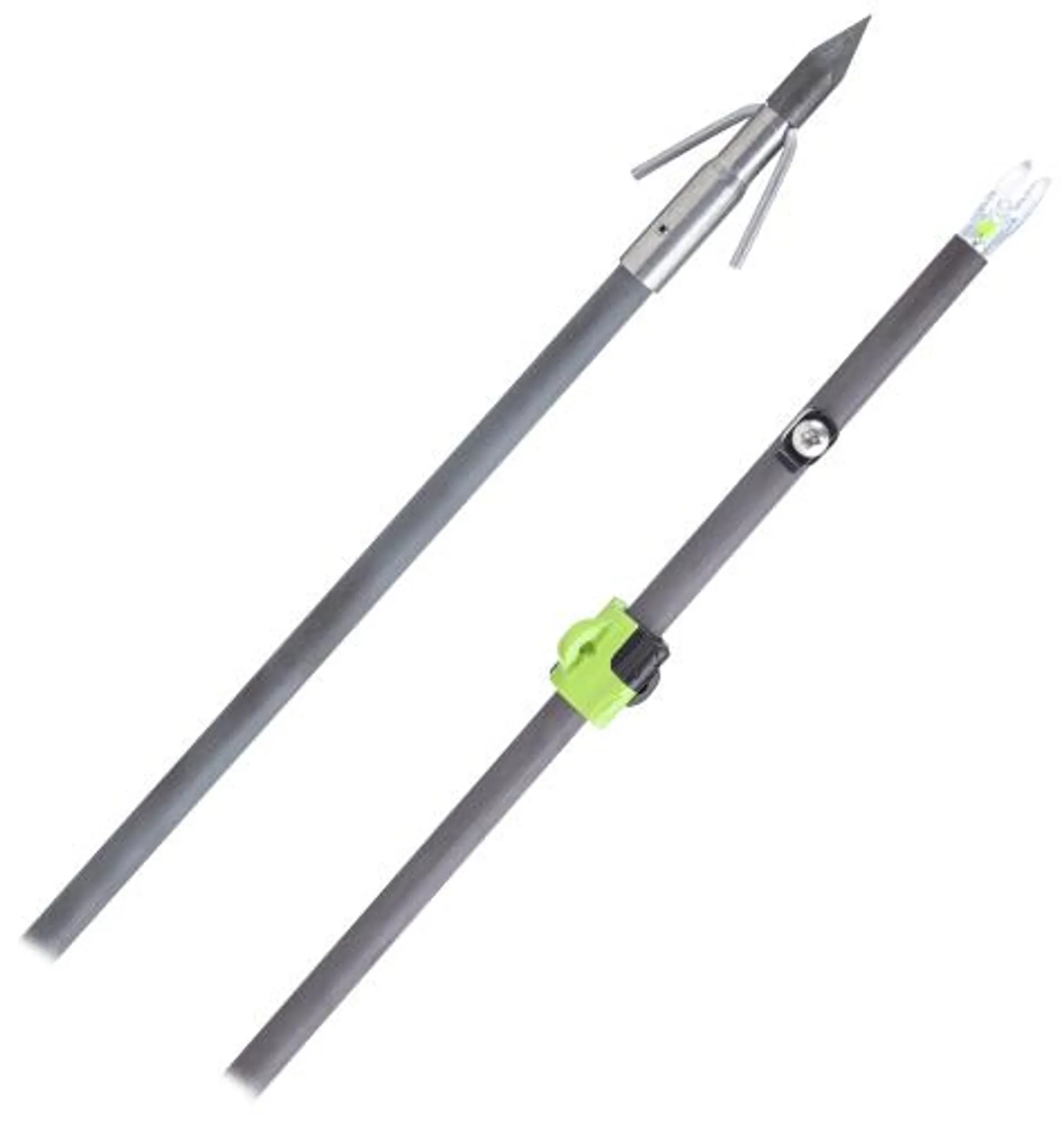 Muzzy Bowfishing Lighted Carbon Fish Arrow with Carp Point and Bottle Slide