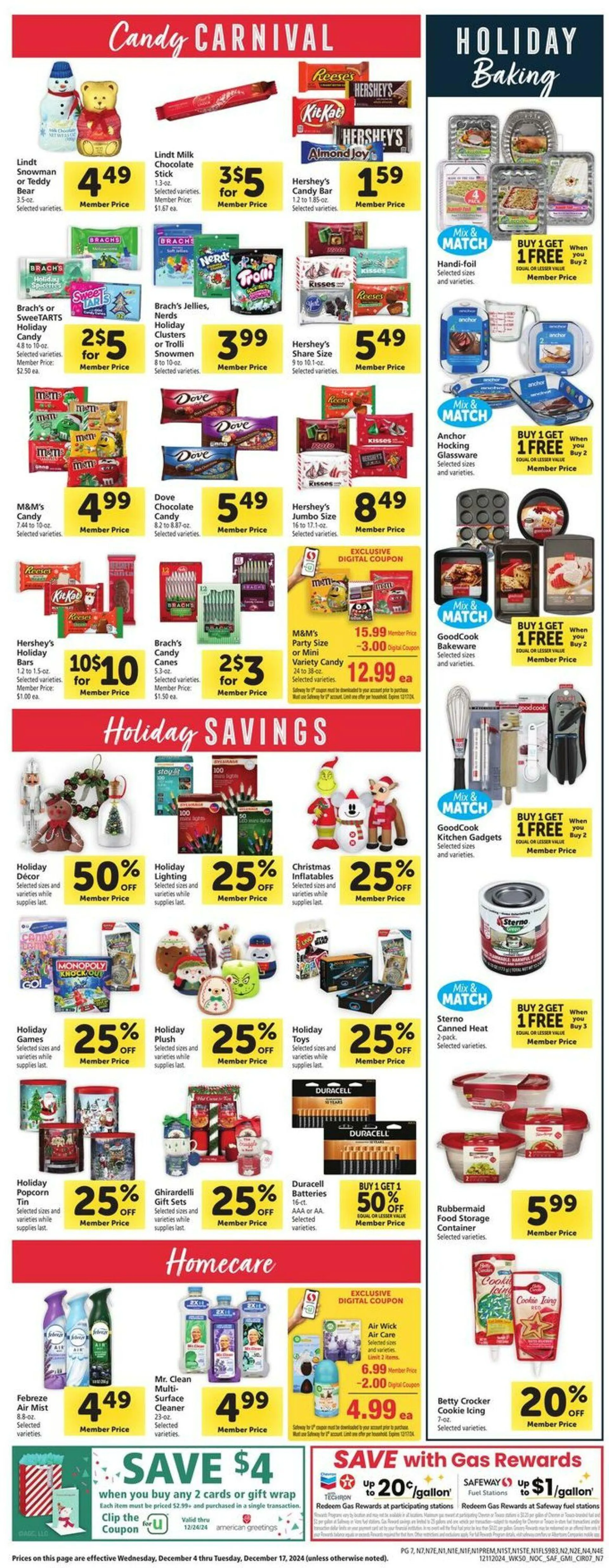 Weekly ad Safeway Current weekly ad from December 11 to December 17 2024 - Page 7