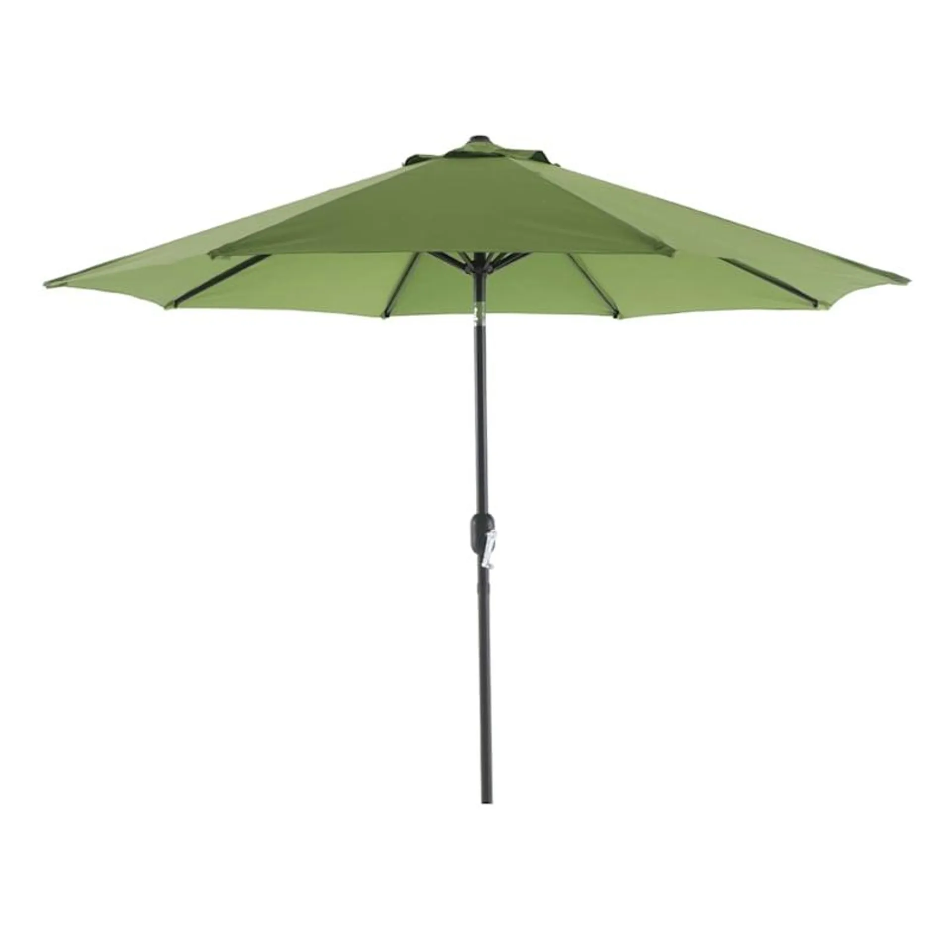 Grass Green Crank & Tilt Round Outdoor Patio Umbrella, 9'