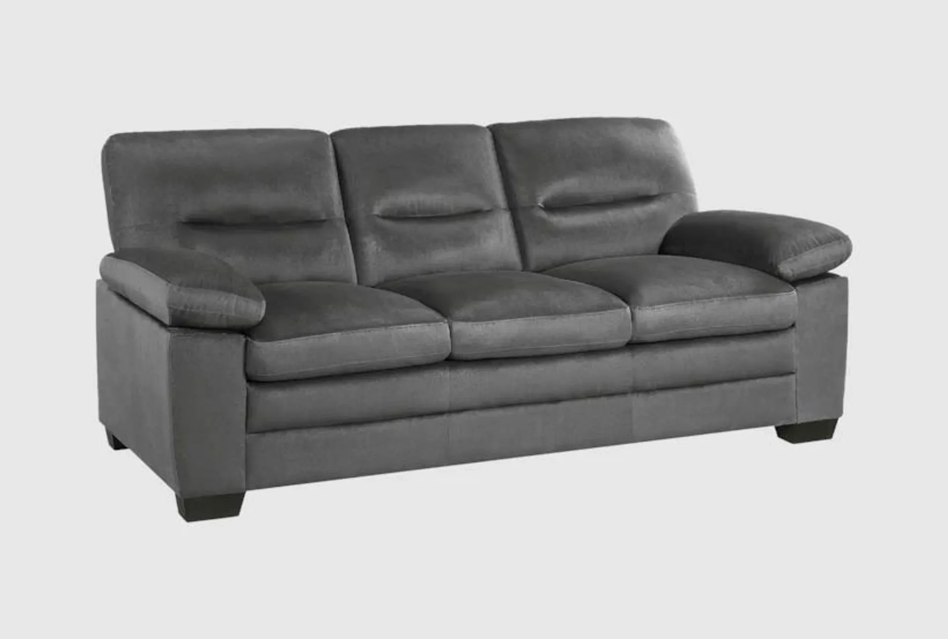 Putnam Dark Grey Fabric 84" Sofa