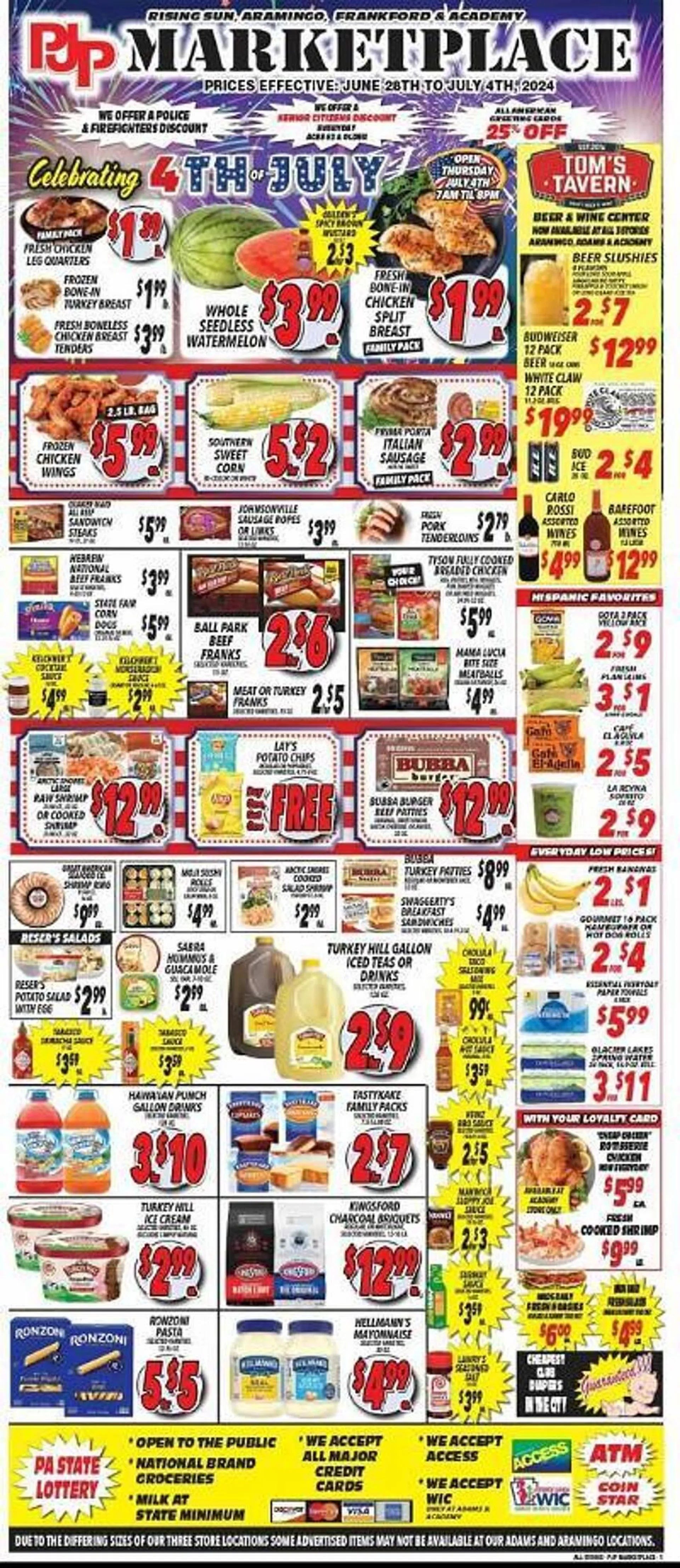 PJP Marketplace Weekly Ad - 1