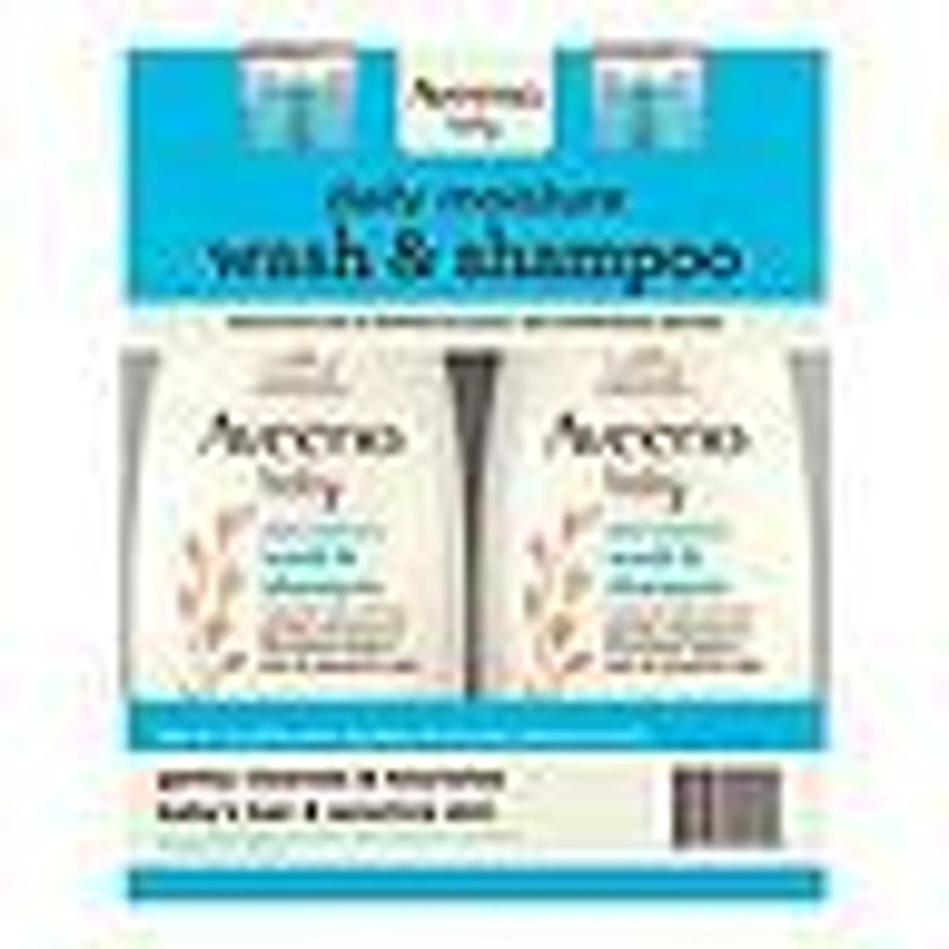 Aveeno Baby 2-in-1 Wash and Shampoo, 18 fl. oz., 2 pk.