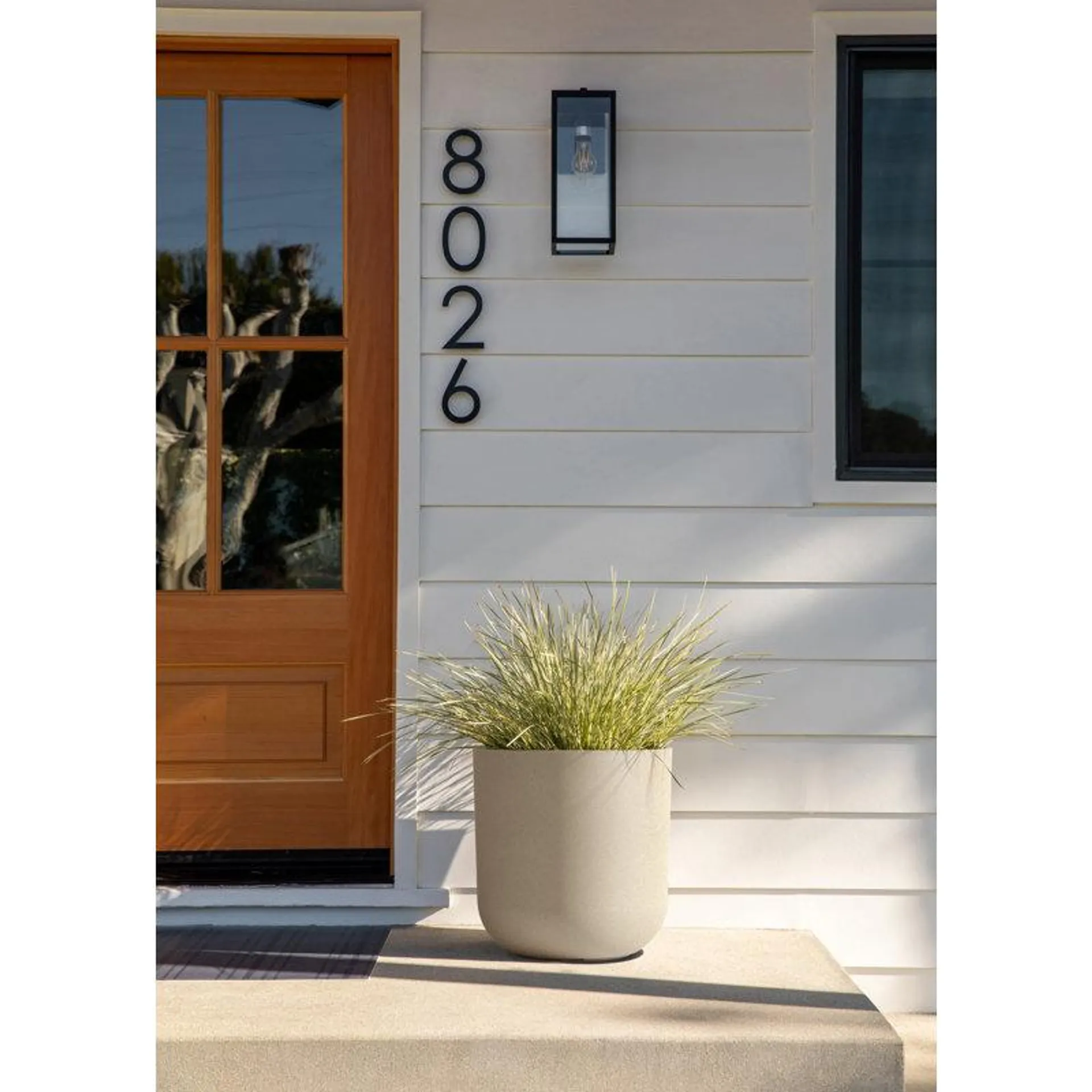 15.25" H x 15" W x 15" D Sand Mason Series Kona Planter