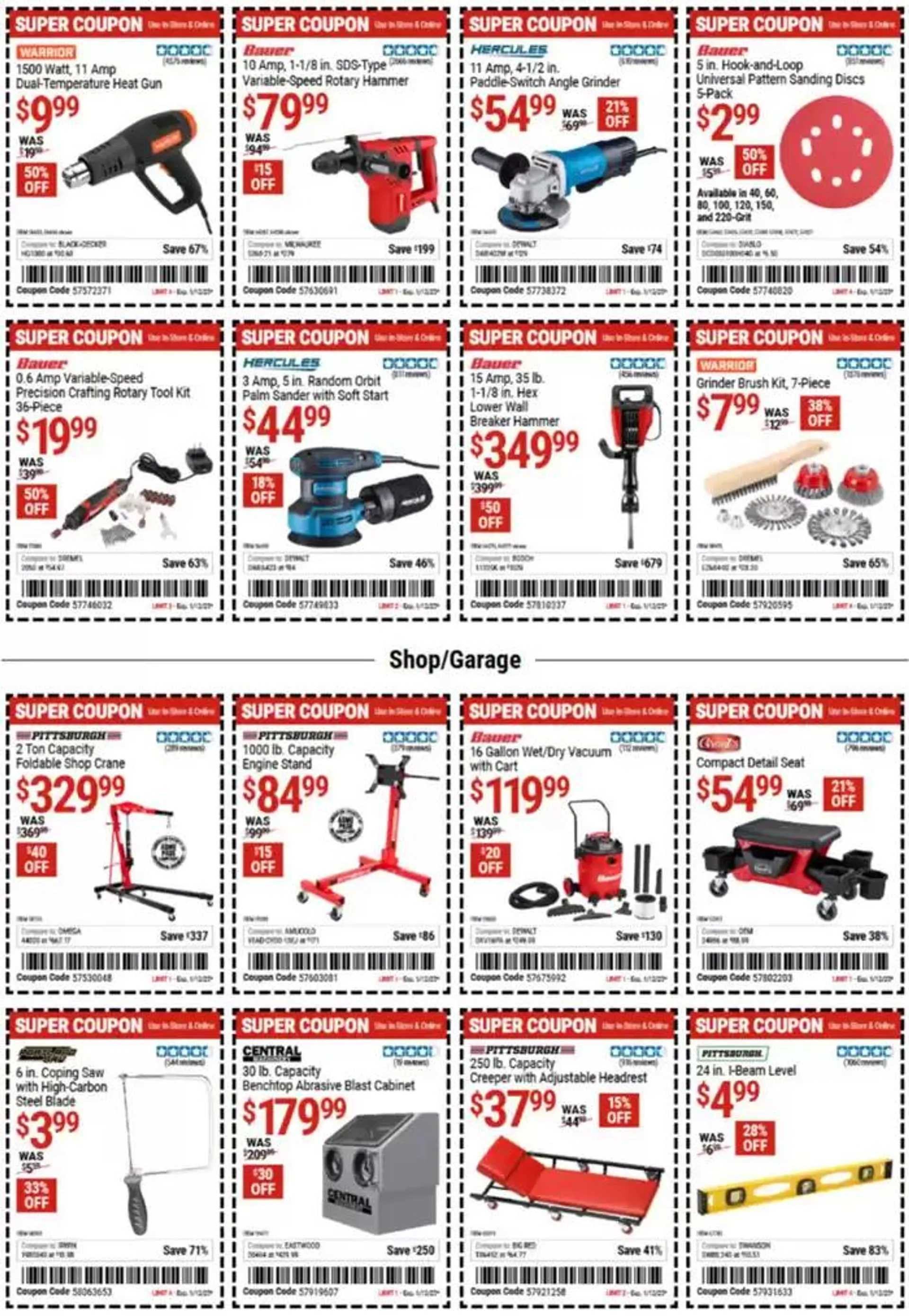 Weekly ad Harbor Freight Tools weekly ad from December 30 to January 13 2025 - Page 7