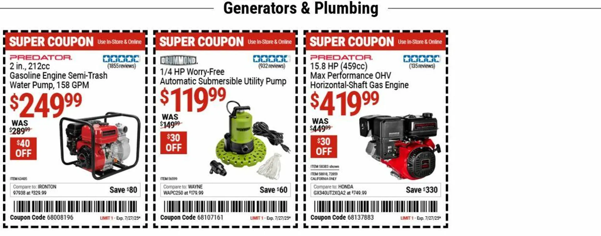 Weekly ad Harbor Freight from July 21 to July 30 2025 - Page 3