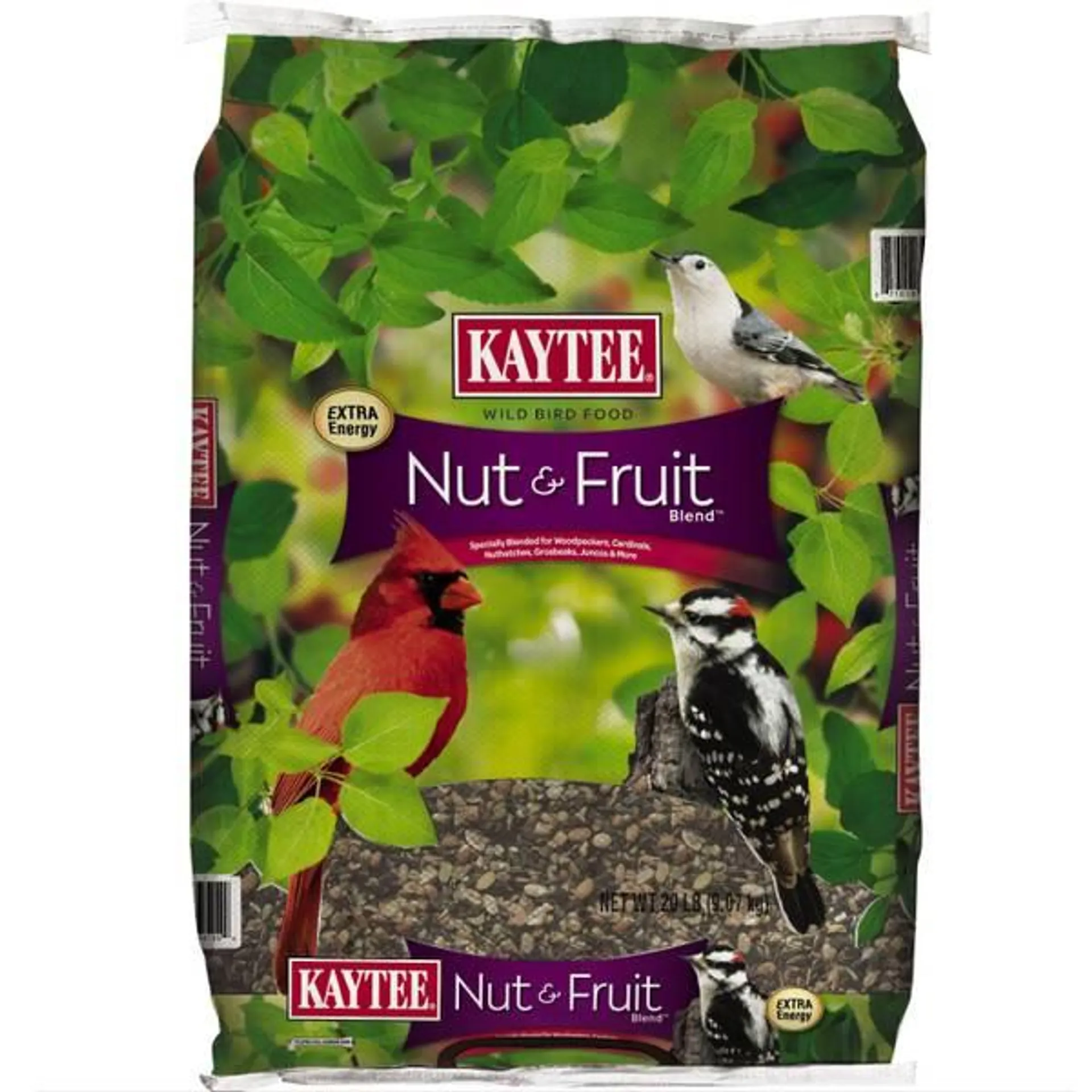 20 lb Wild Bird Food Nut & Fruit Blend